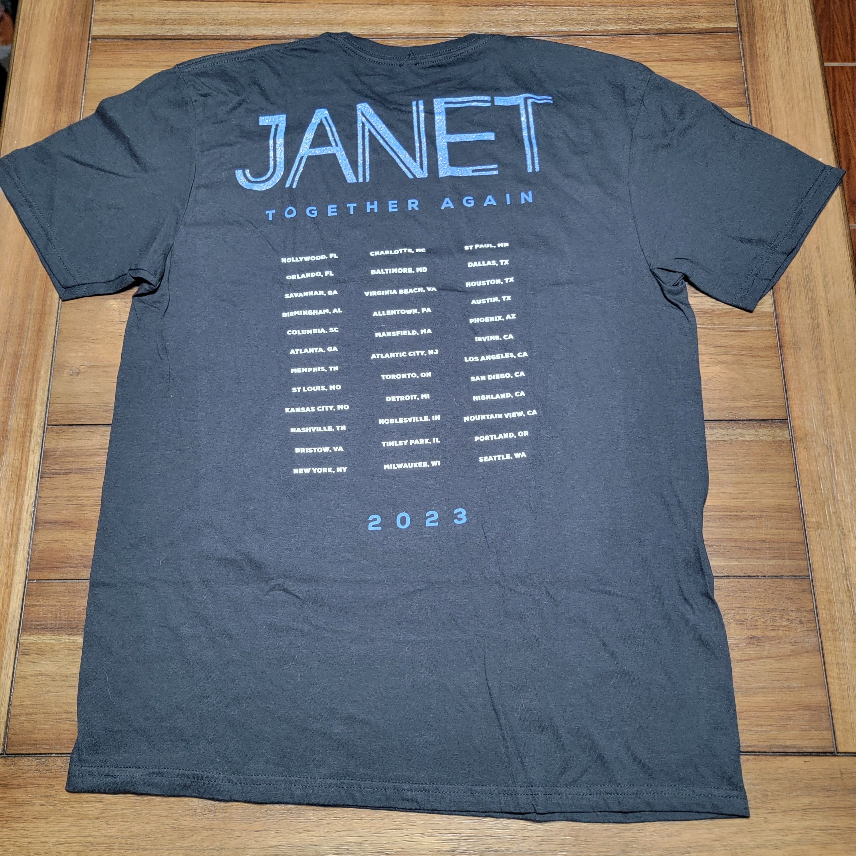 Other Janet Jackson SS Tee "Together Again 2023 Tour" - Large Size US L / EU 52-54 / 3 - 3 Thumbnail