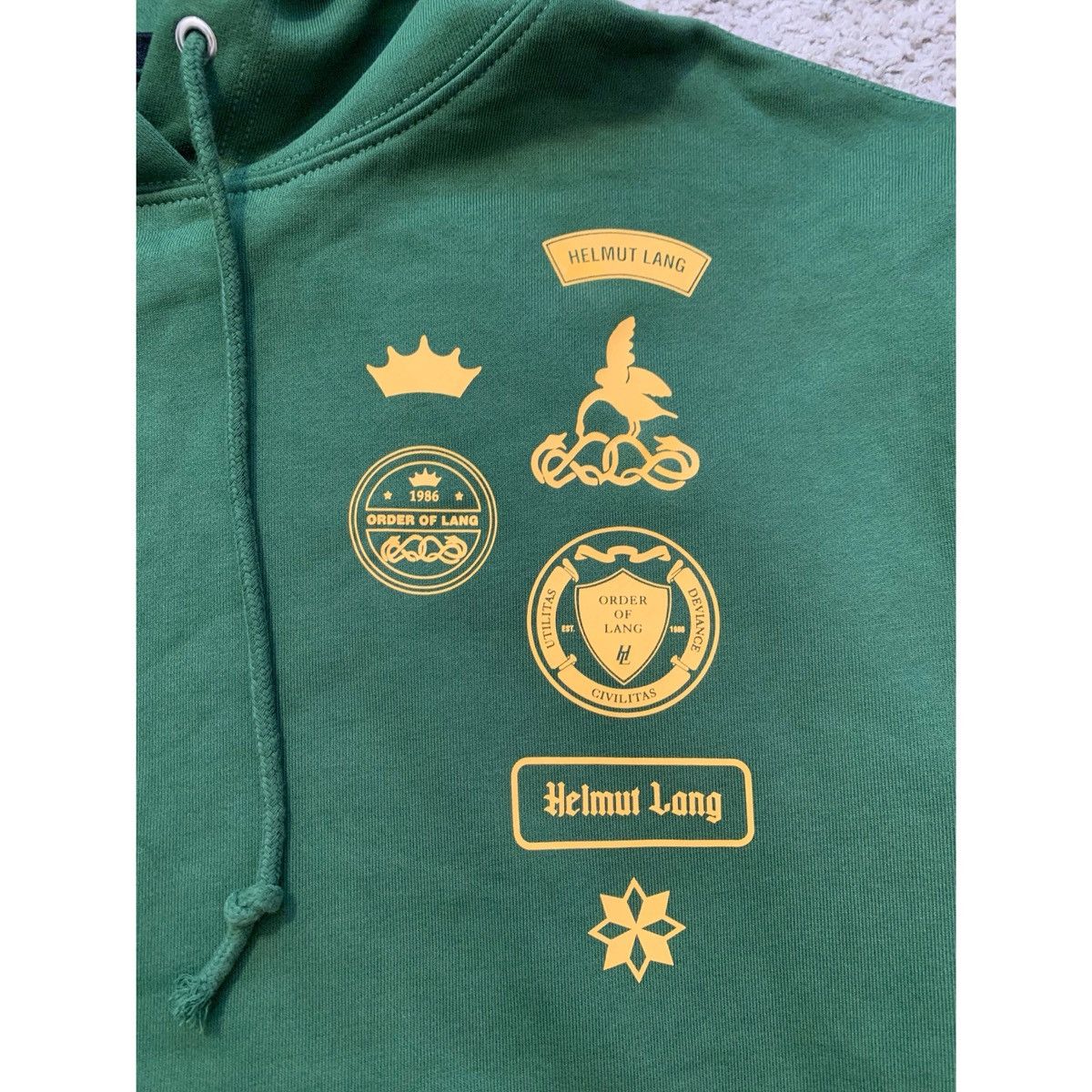 Helmut Lang HELMUT LANG SOCIETAS HOODIE Size US M / EU 48-50 / 2 - 9 Thumbnail