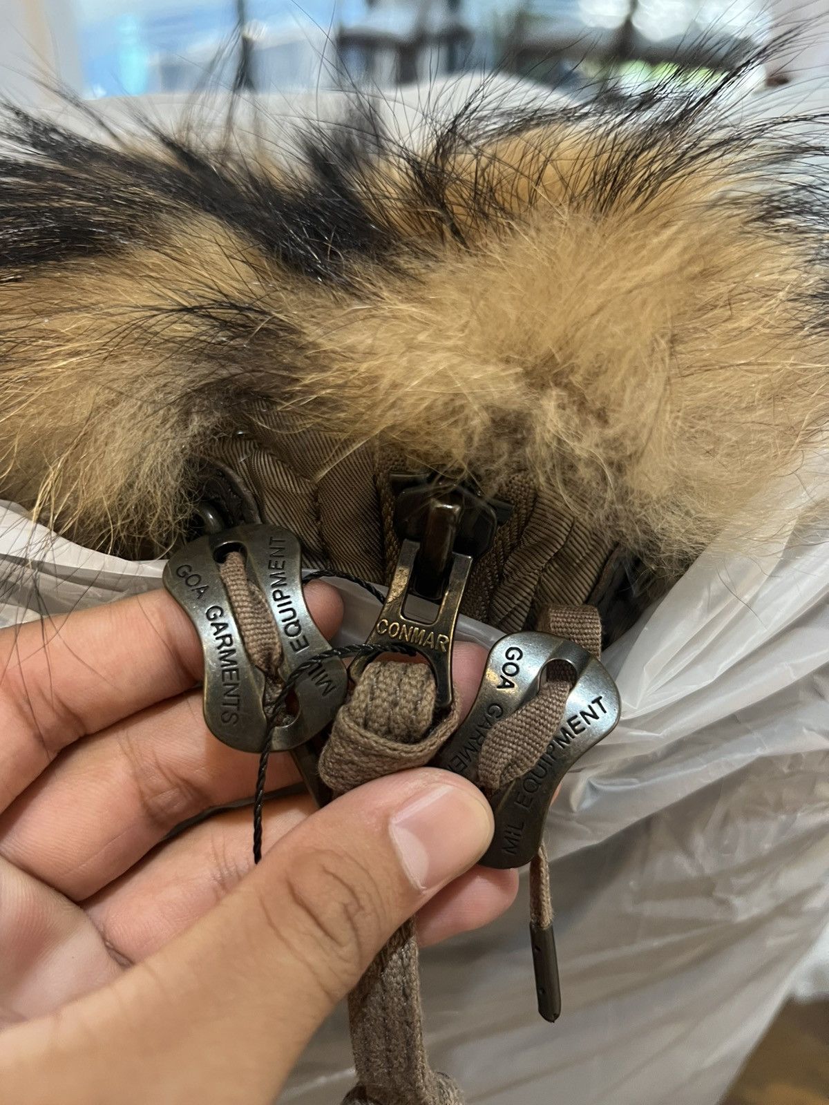 If Six Was Nine × Japanese Brand × Le Grande Bleu (L.G.B.) G.O.A Raccoon Fur Military Jacket With Gloves Size US M / EU 48-50 / 2 - 8 Thumbnail