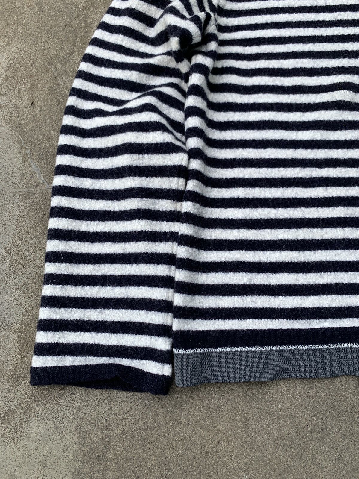 Comme des Garcons Archive Comme des Garcons Striped Wool Crop Sweater Size M / US 6-8 / IT 42-44 - 10 Thumbnail