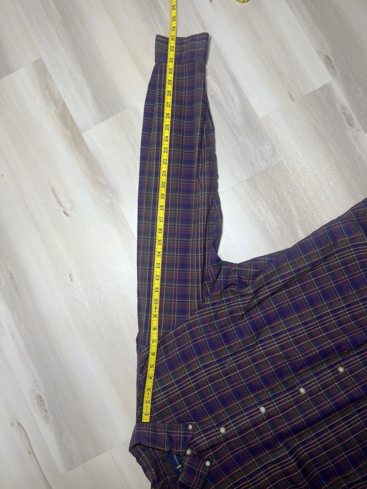 Polo Ralph Lauren Polo Ralph Lauren Royal Stewart Tartan Checkered Plaid L/S Size US XL / EU 56 / 4 - 7 Thumbnail