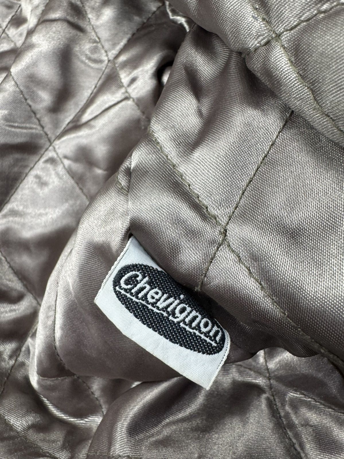 Chevignon × Vintage Chevignon Green Varsity Bomber Embroidered Jacket Size US XXL / EU 58 / 5 - 14 Thumbnail
