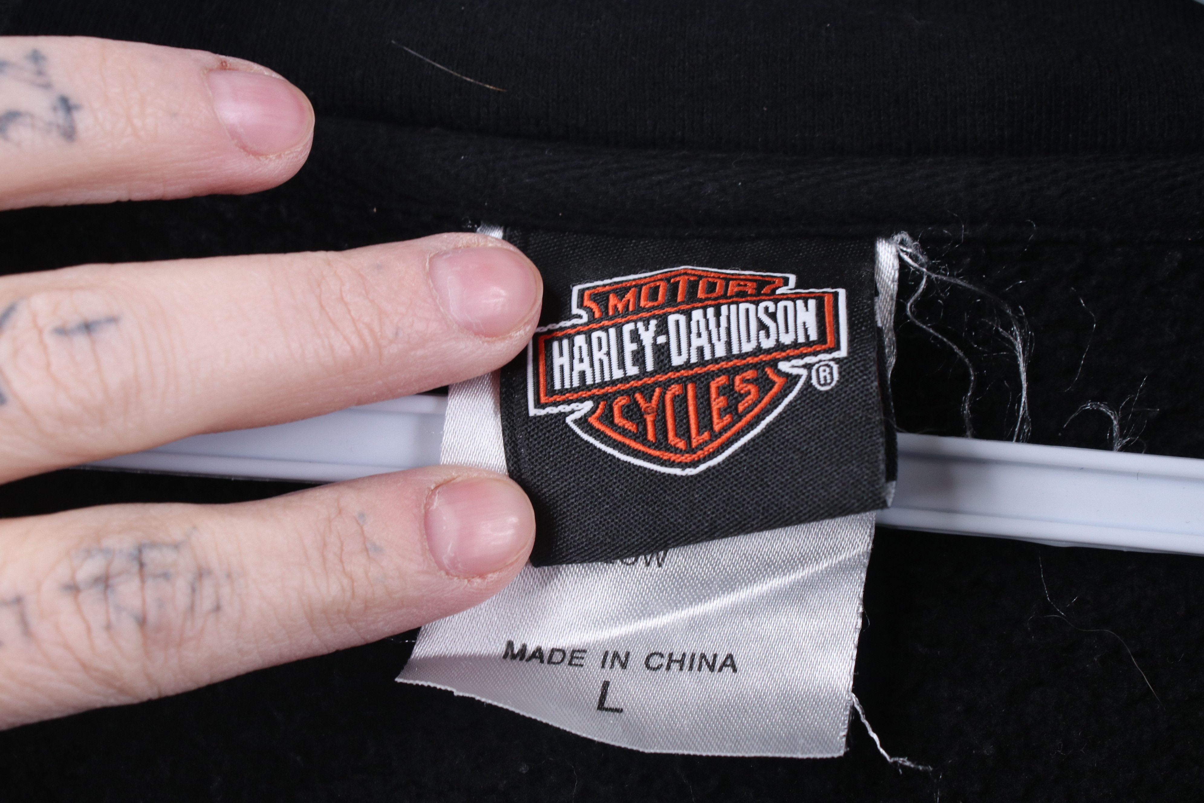 Harley Davidson Vintage Harley Davidson Ride Hard Full Zip Sweatshirt Jacket Size US L / EU 52-54 / 3 - 11 Thumbnail