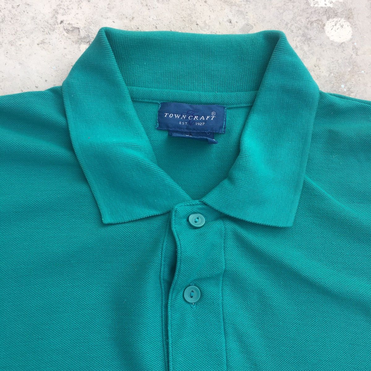 Towncraft × Vintage Vintage Towncraft Green Polo Tee Size US XL / EU 56 / 4 - 6 Thumbnail
