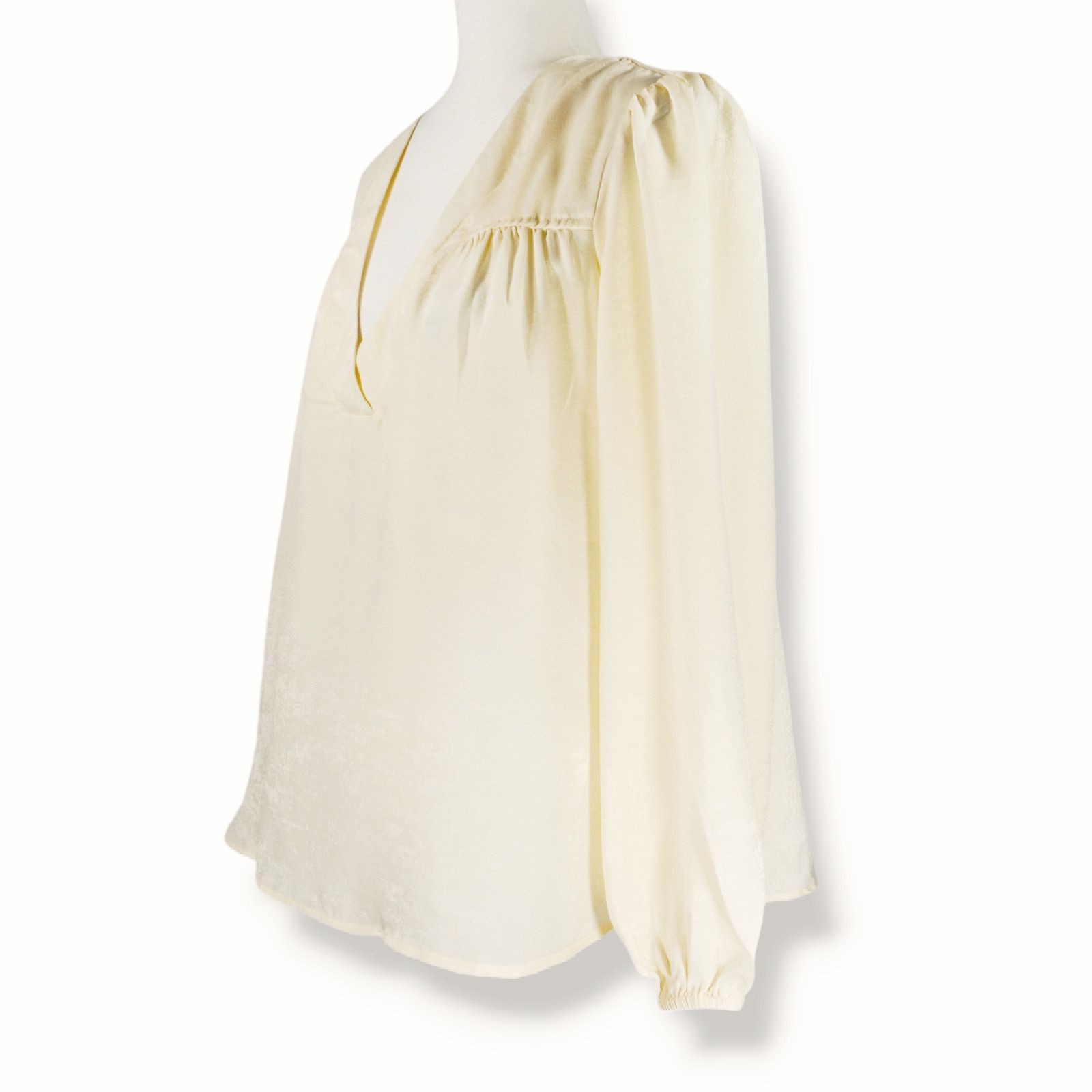 Other NWT B.O.G. Band of the Free Cash Blouse Sz. M [8-10] Ivory Size M / US 6-8 / IT 42-44 - 2 Thumbnail