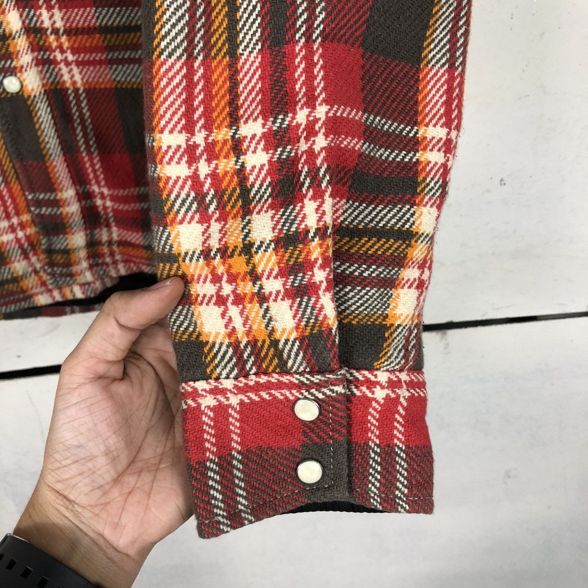 FiveBrother × Vintage 🔥VINTAGE FLANNEL JACKET FIVE BROTHER UNION MADE TARTAN Size US S / EU 44-46 / 1 - 15 Thumbnail