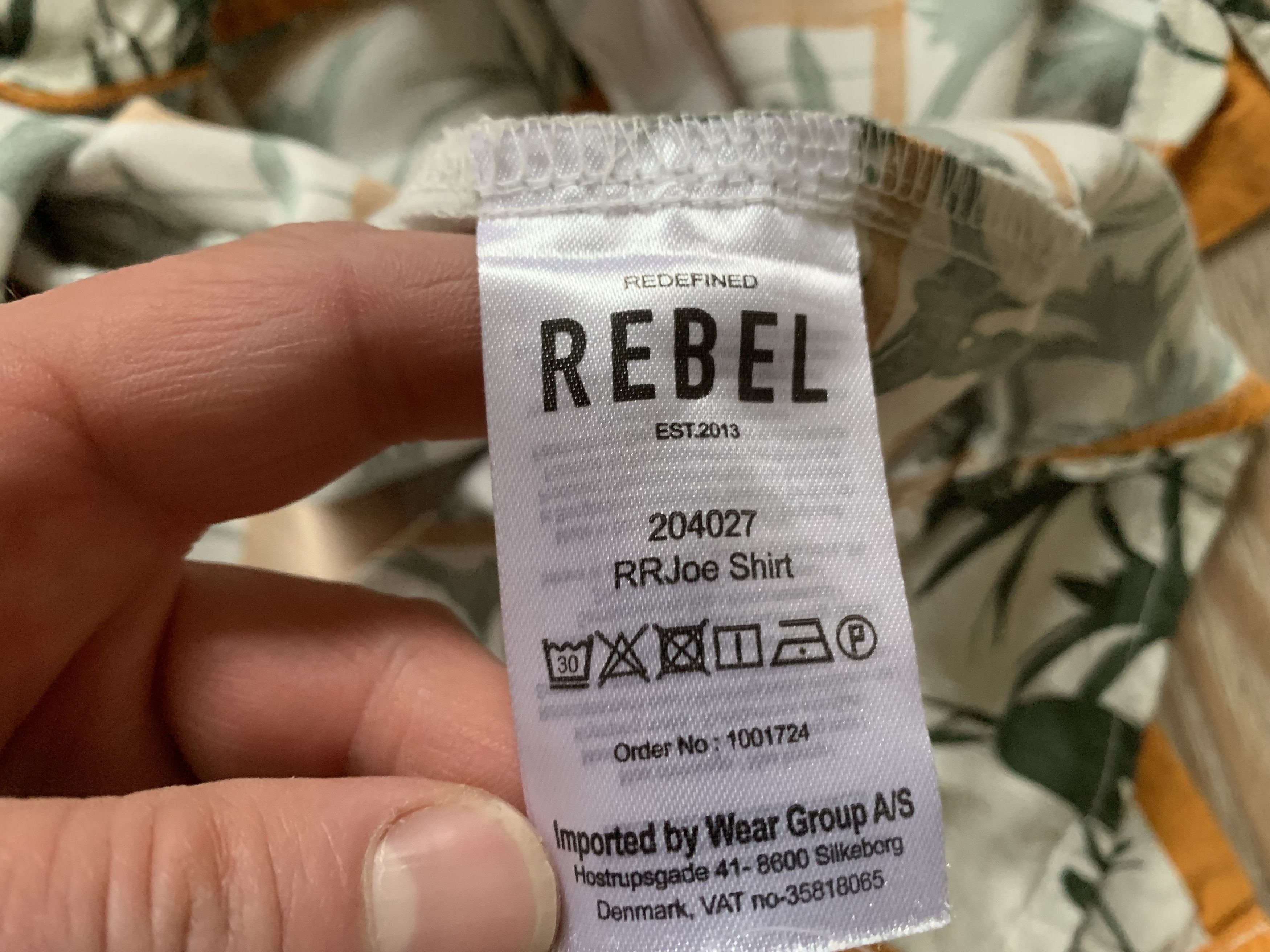 Rebel8 Rebel Printed Hawaiian Shirt Size US L / EU 52-54 / 3 - 7 Thumbnail