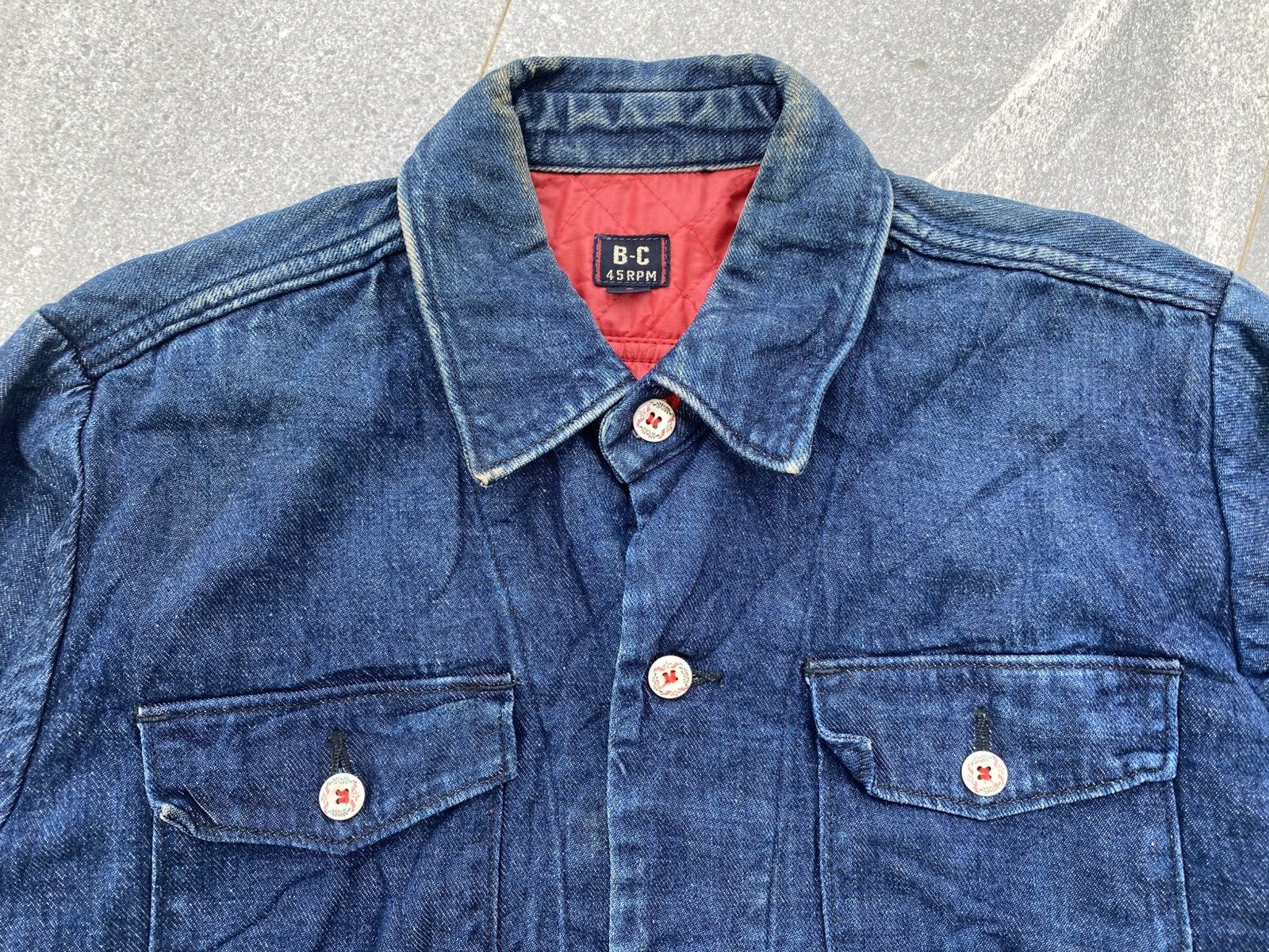 45rpm 45RPM Kapital Style Vintage Denim Jacket Size M / US 6-8 / IT 42-44 - 3 Thumbnail