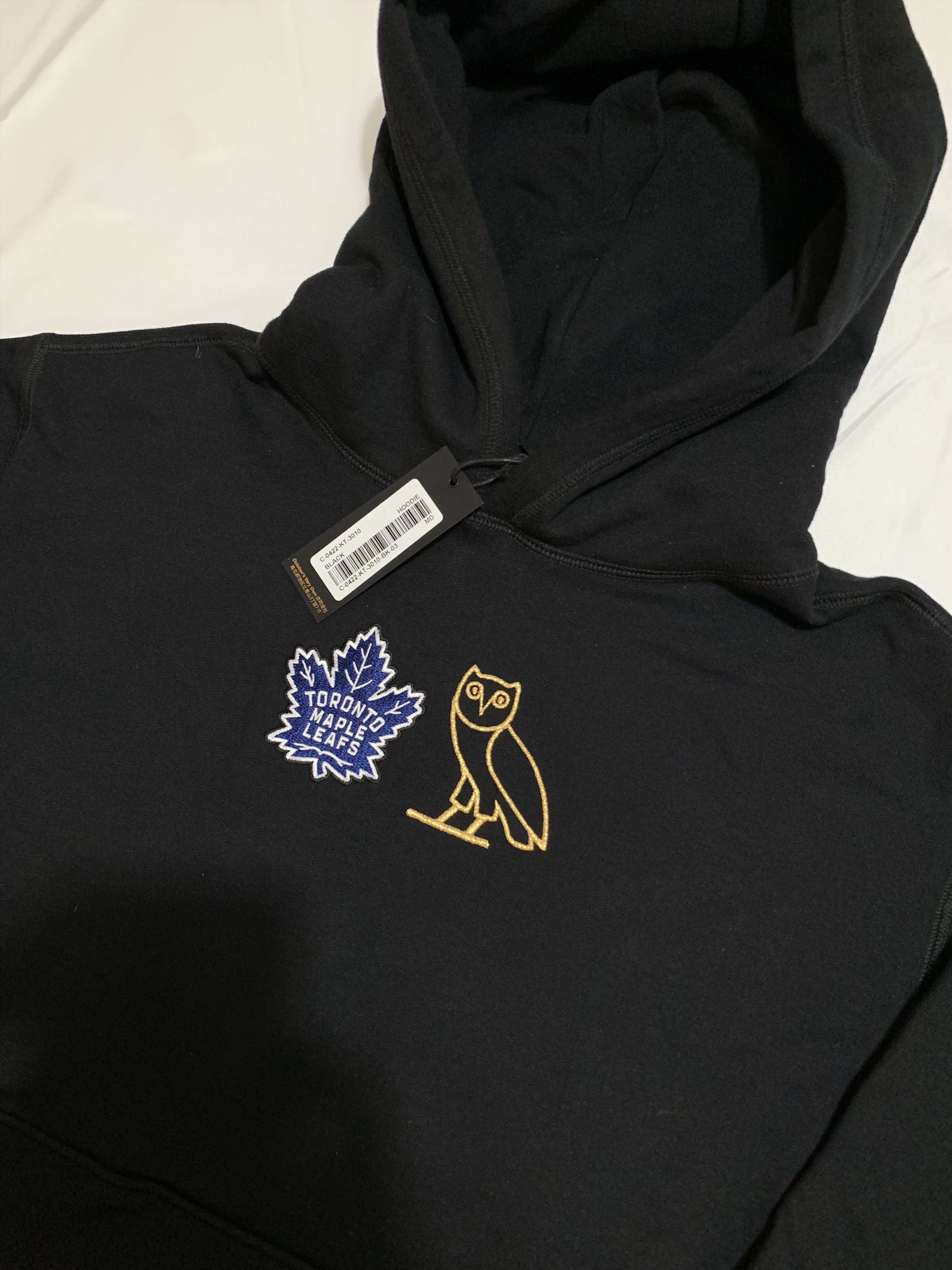 Drake OVOx NHL x TORONTO MAPLE LEAFS CLASSIC OWL HOODIE - BLACK Size US M / EU 48-50 / 2 - 2 Thumbnail