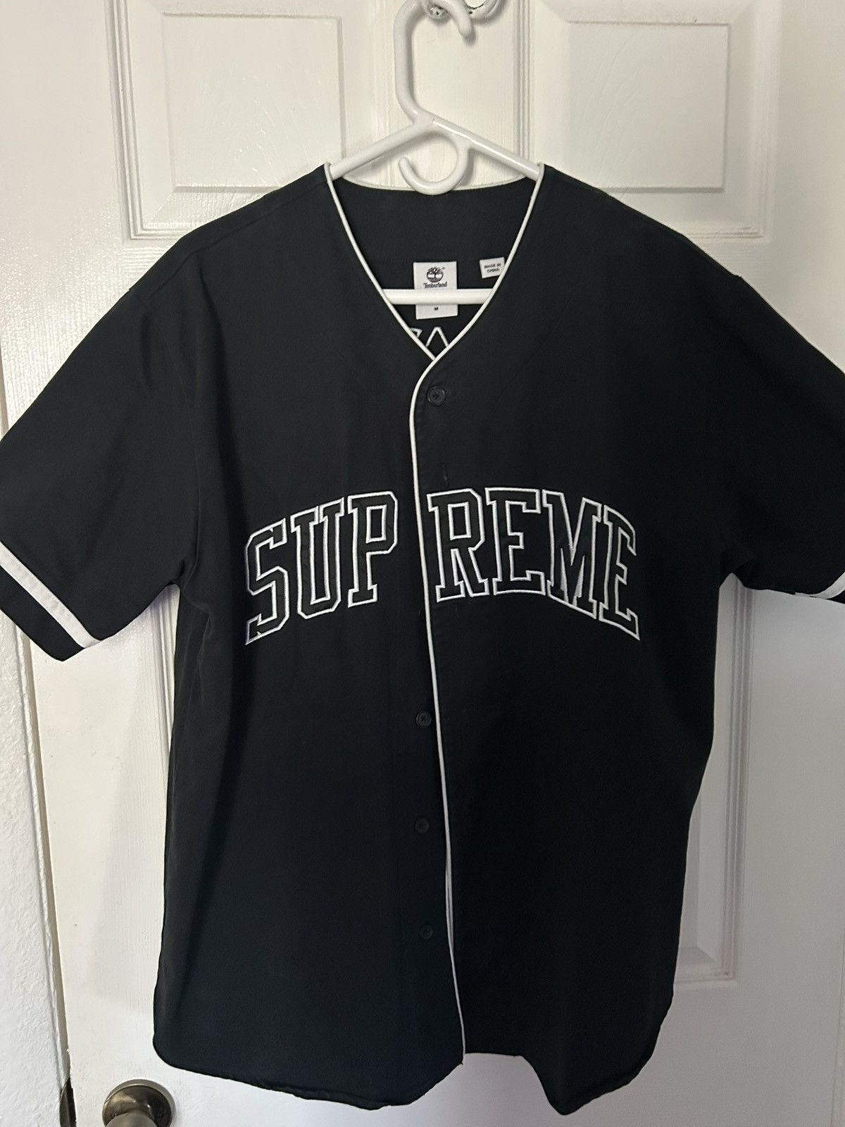Supreme Supreme Chosen One Baseball Jersey Black size Medium