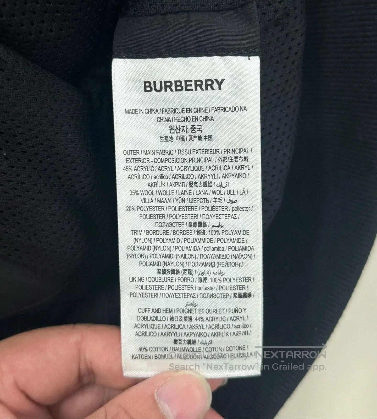 Burberry burberry blue teddy jacket uk6 new. Size XS / US 0-2 / IT 36-38 - 4 Thumbnail