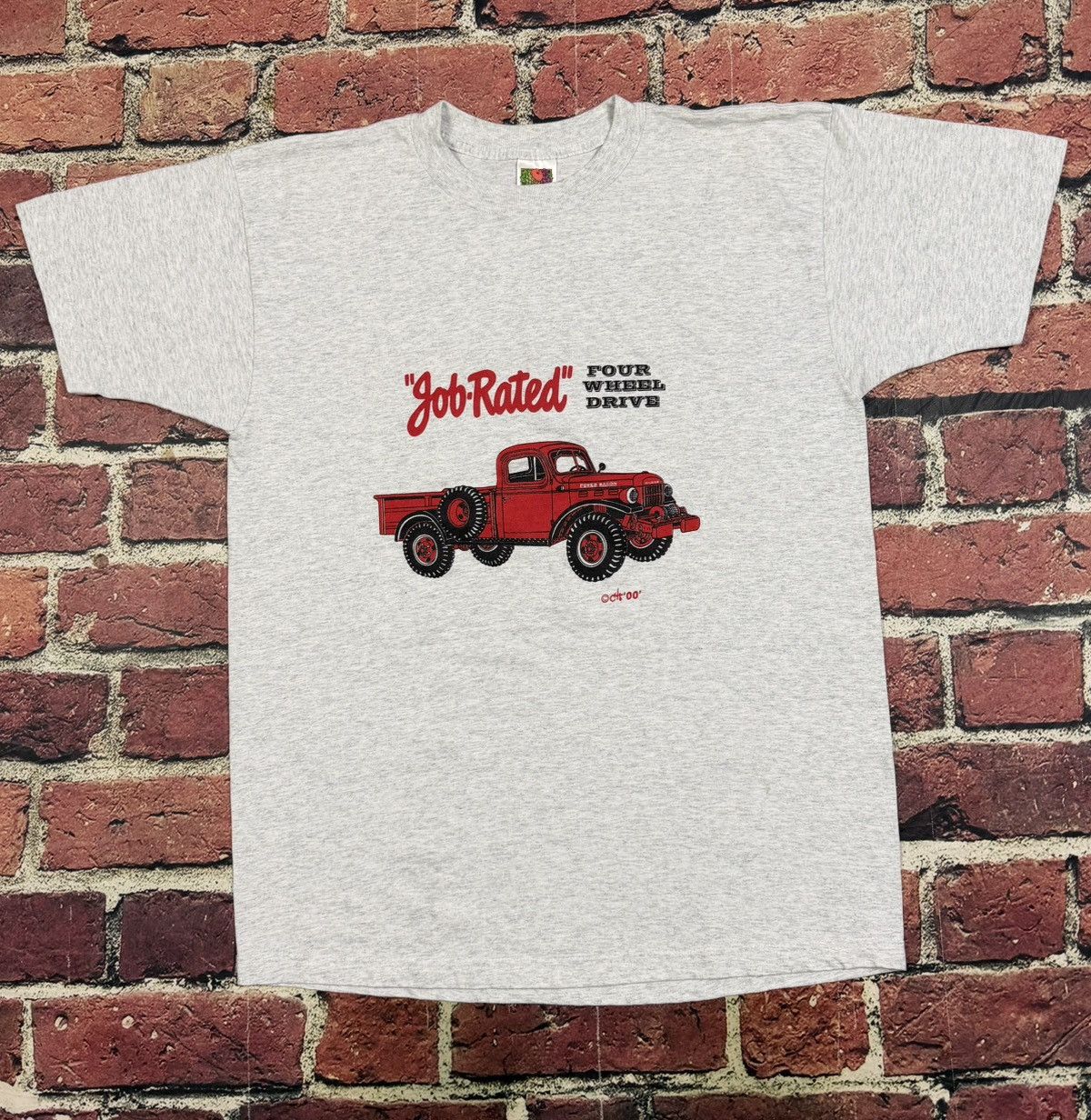 Fruit Of The Loom Vintage Dodge Power Wagon Pickup Truck Tee Job Rated 1949 Size US L / EU 52-54 / 3 - 1 Thumbnail