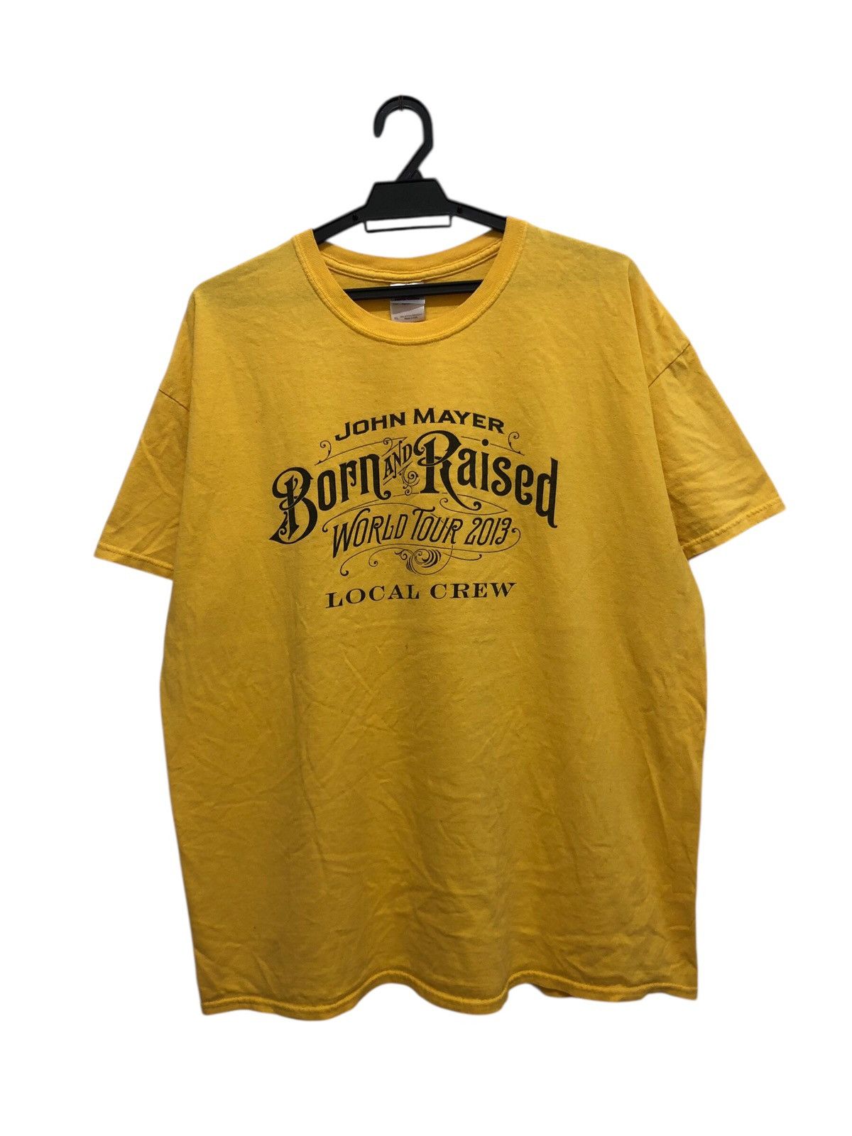 John Mayer RARE 🔥 JOHN MAYER 2013 BORN AND RAISED TOUR LOCAL CREW TEE Size US XL / EU 56 / 4 - 1 Thumbnail