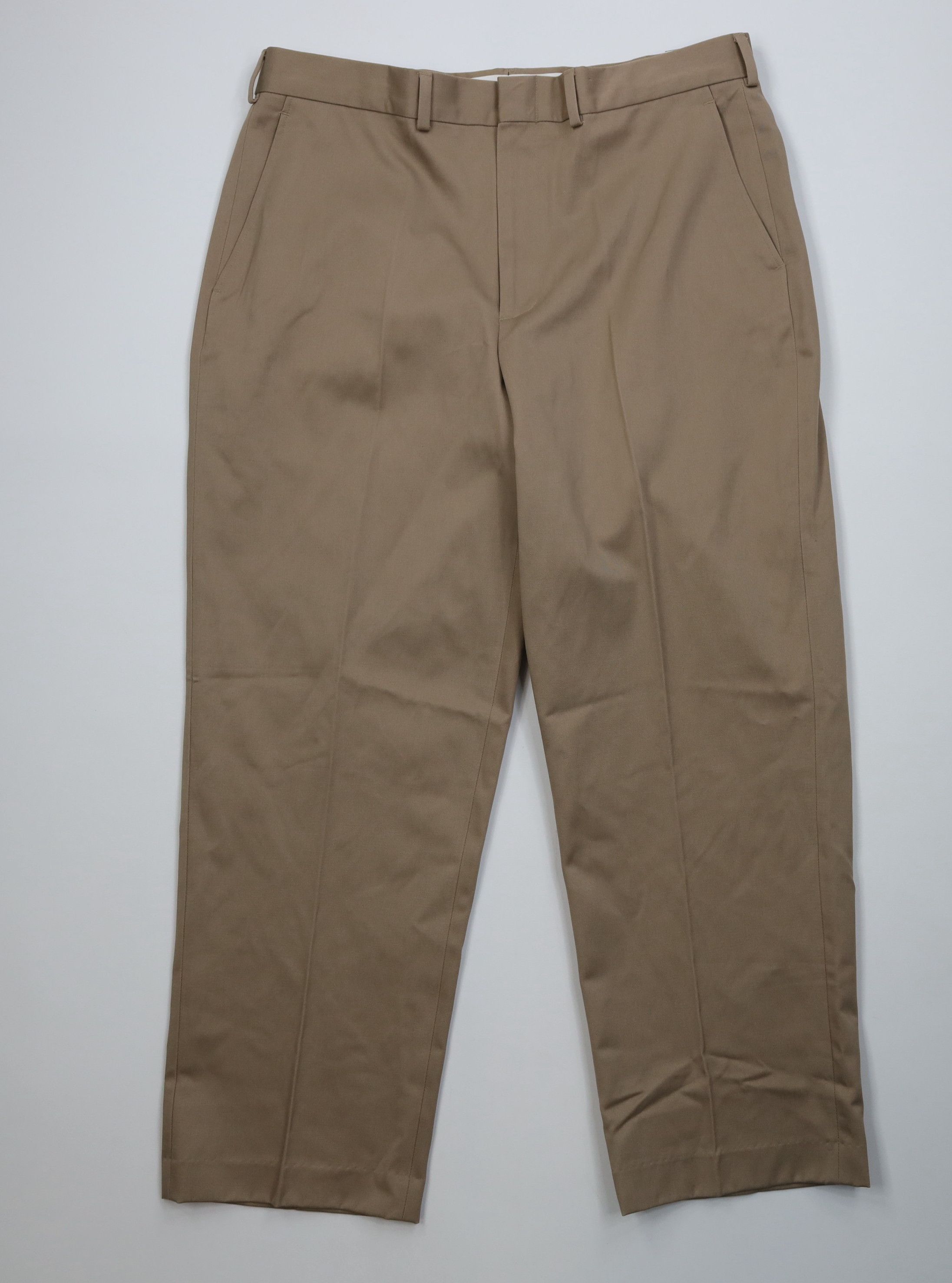 Lands' End Deadstock Vintage Y2K Lands End Chino Pants Trousers Beige Size US 37 - 1 Thumbnail