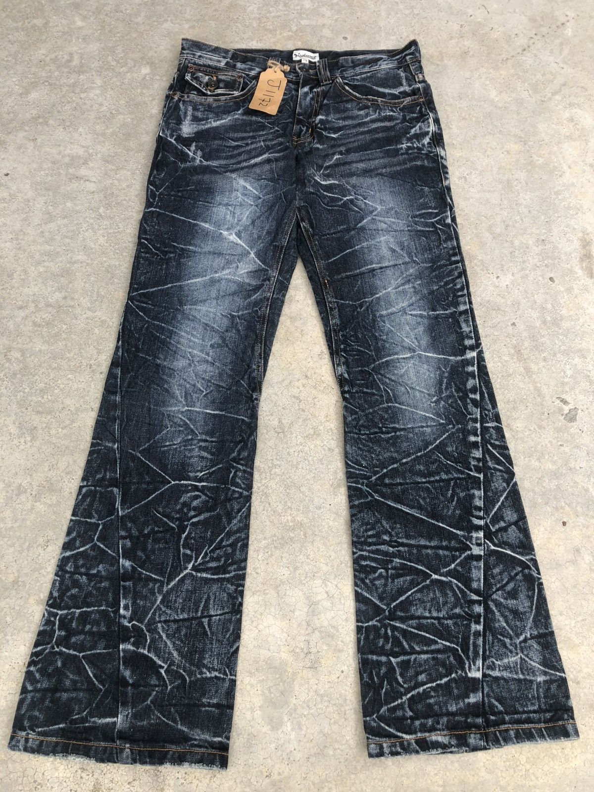 If Six Was Nine Japanese Nylaus Flared Jeans Distressed Jeans Size US 30 / EU 46 - 1 Thumbnail