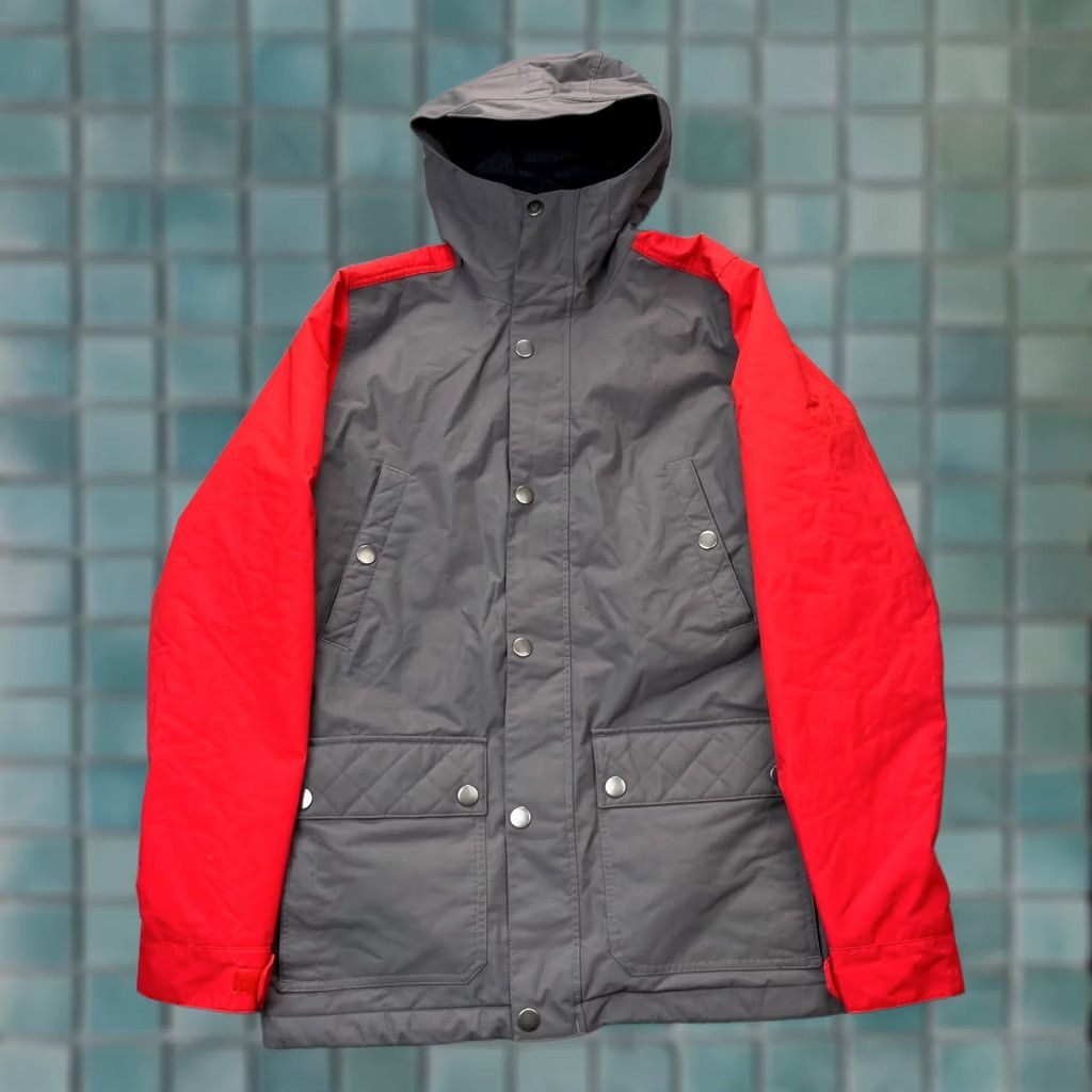 Burton Burton Jacket Mens Small Gray Dryride The White Collection Coat Hooded Full Zip Parka Casual Outdoor Ski Size US S / EU 44-46 / 1 - 1 Thumbnail