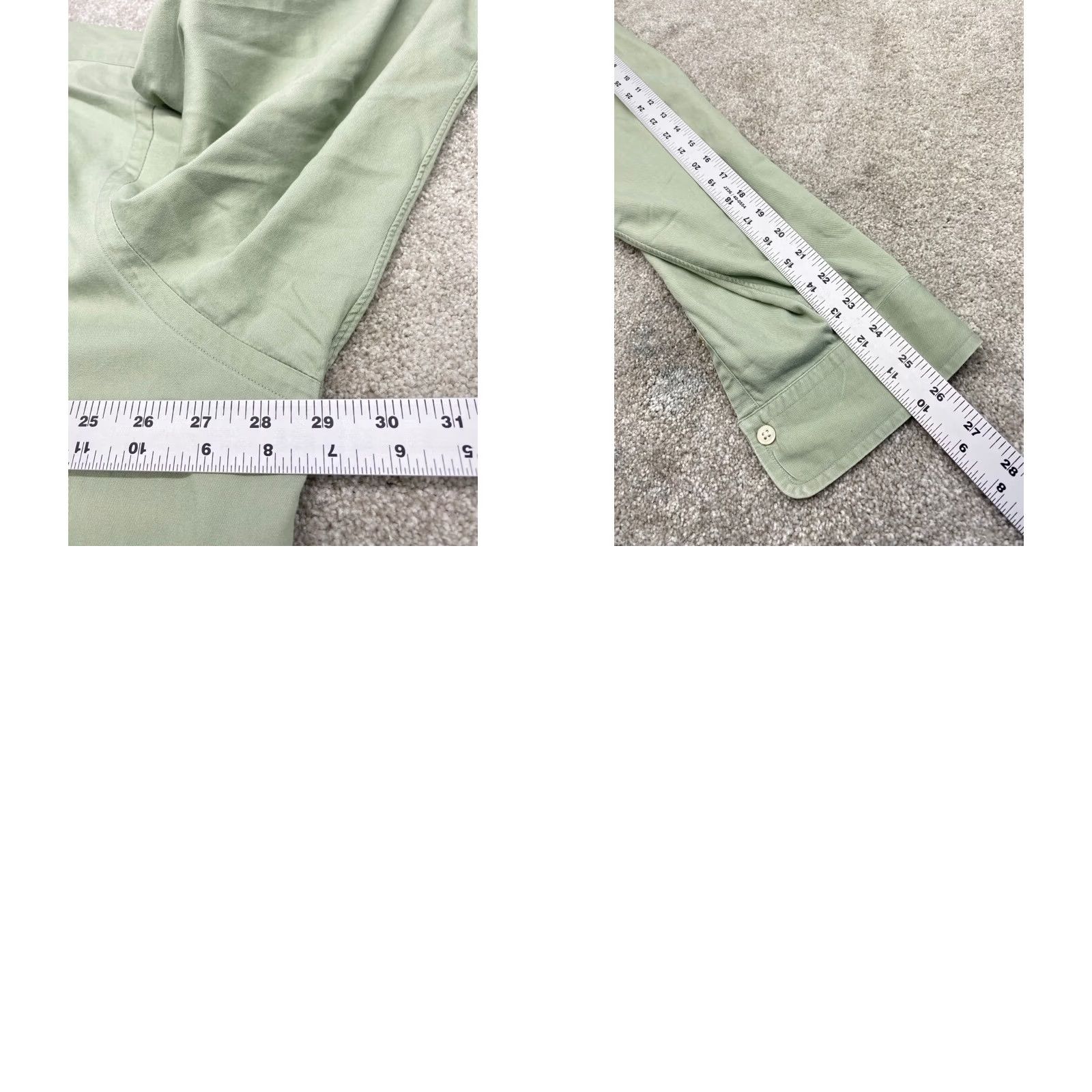 Ralph Lauren Ralph Lauren Shirt Men XL Green Long Sleeve Button-Down 100% Cotton Dress Shirt Size US XL / EU 56 / 4 - 8 Thumbnail
