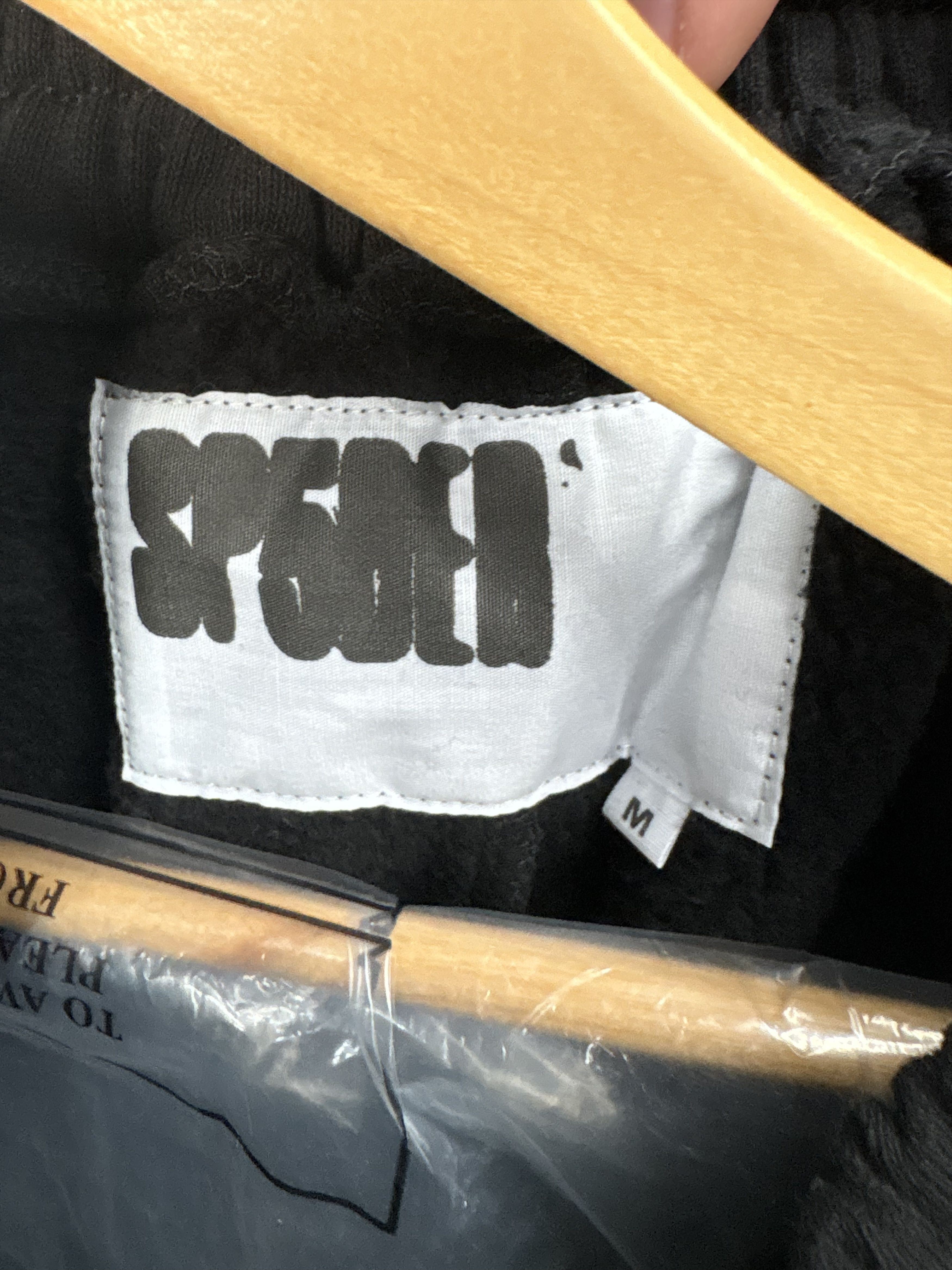 Sp5der Sp5der "OG Web" V2 Logo Sweat Short (Black) Size US 30 / EU 46 - 5 Thumbnail