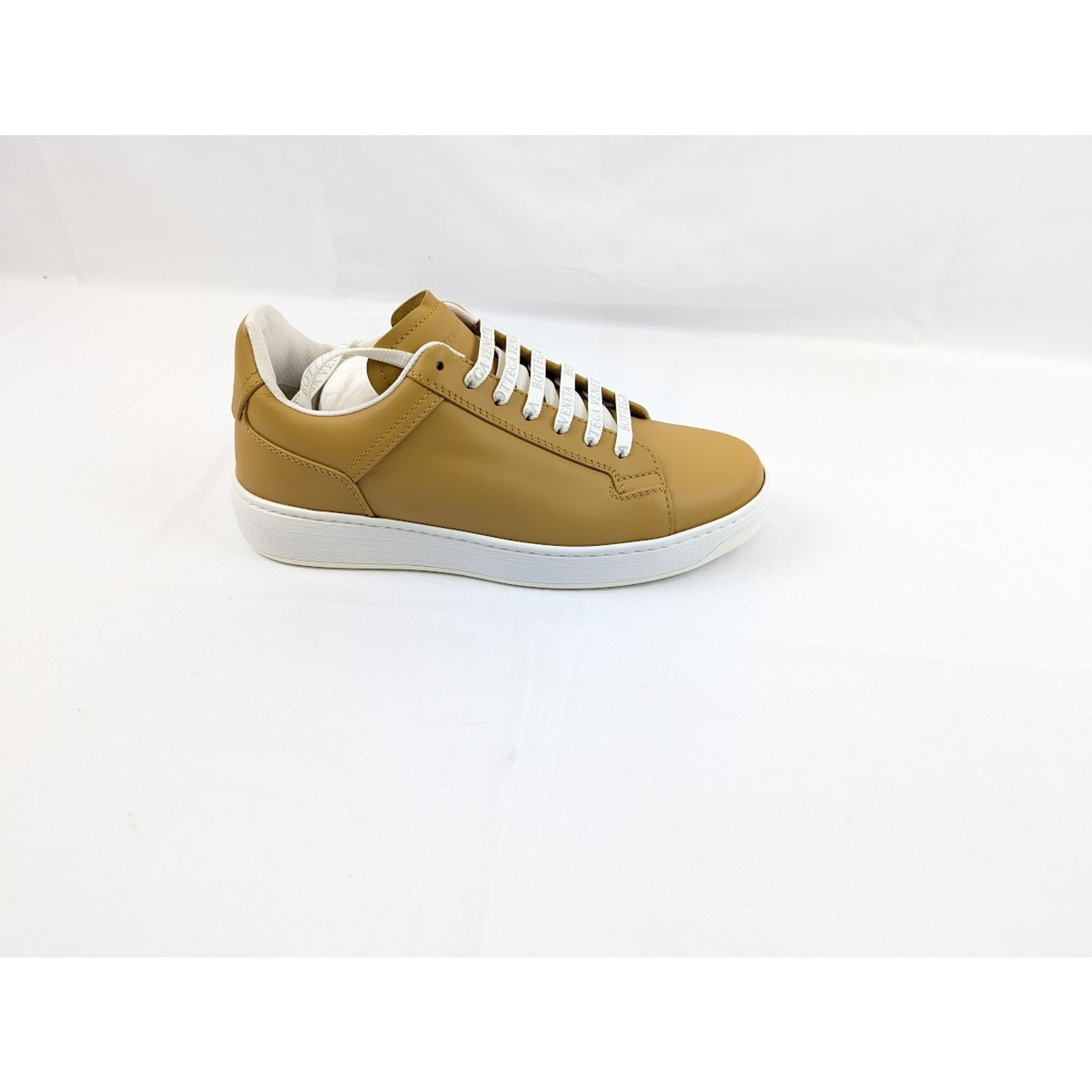 Bottega Veneta o1rshd1 Bolt Calf Sneaker Pelle S.GOMM in Butterscotch Size US 7.5 / EU 40-41 - 1 Thumbnail