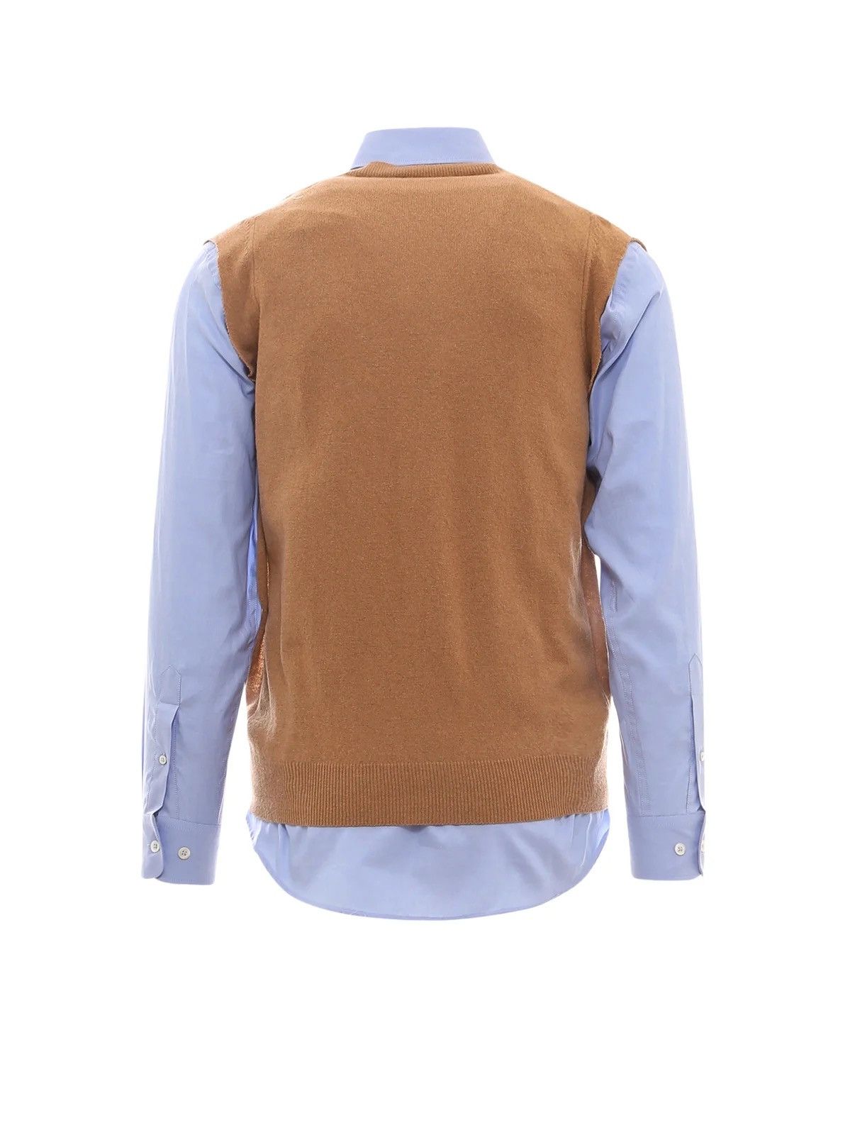 Maison Margiela Maison Margiela mixed material shirt Size US M / EU 48-50 / 2 - 2 Thumbnail