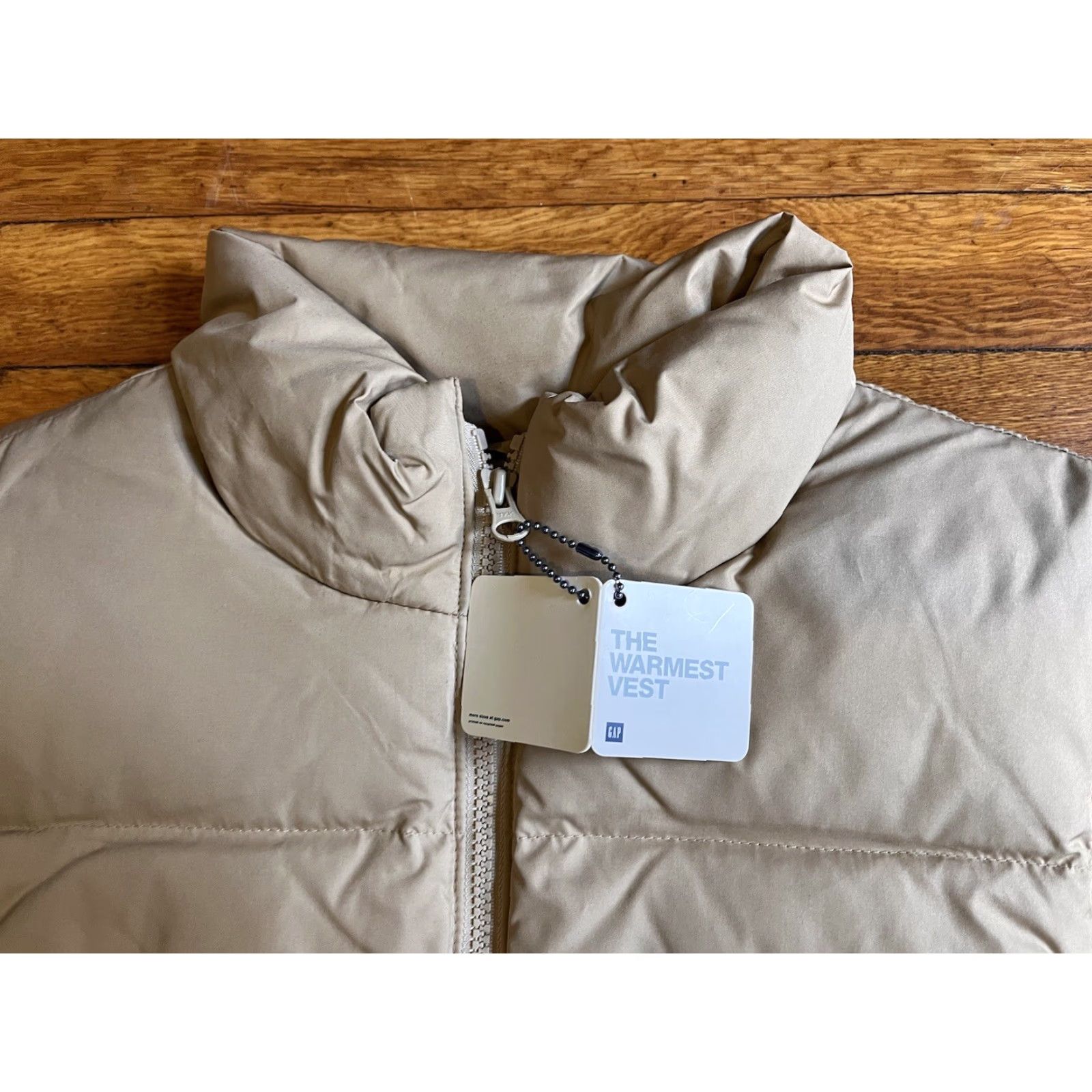 Gap VINTAGE Gap The Warmest Vest Women’s XL Beige Y2K Size XL / US 12-14 / IT 48-50 - 4 Thumbnail