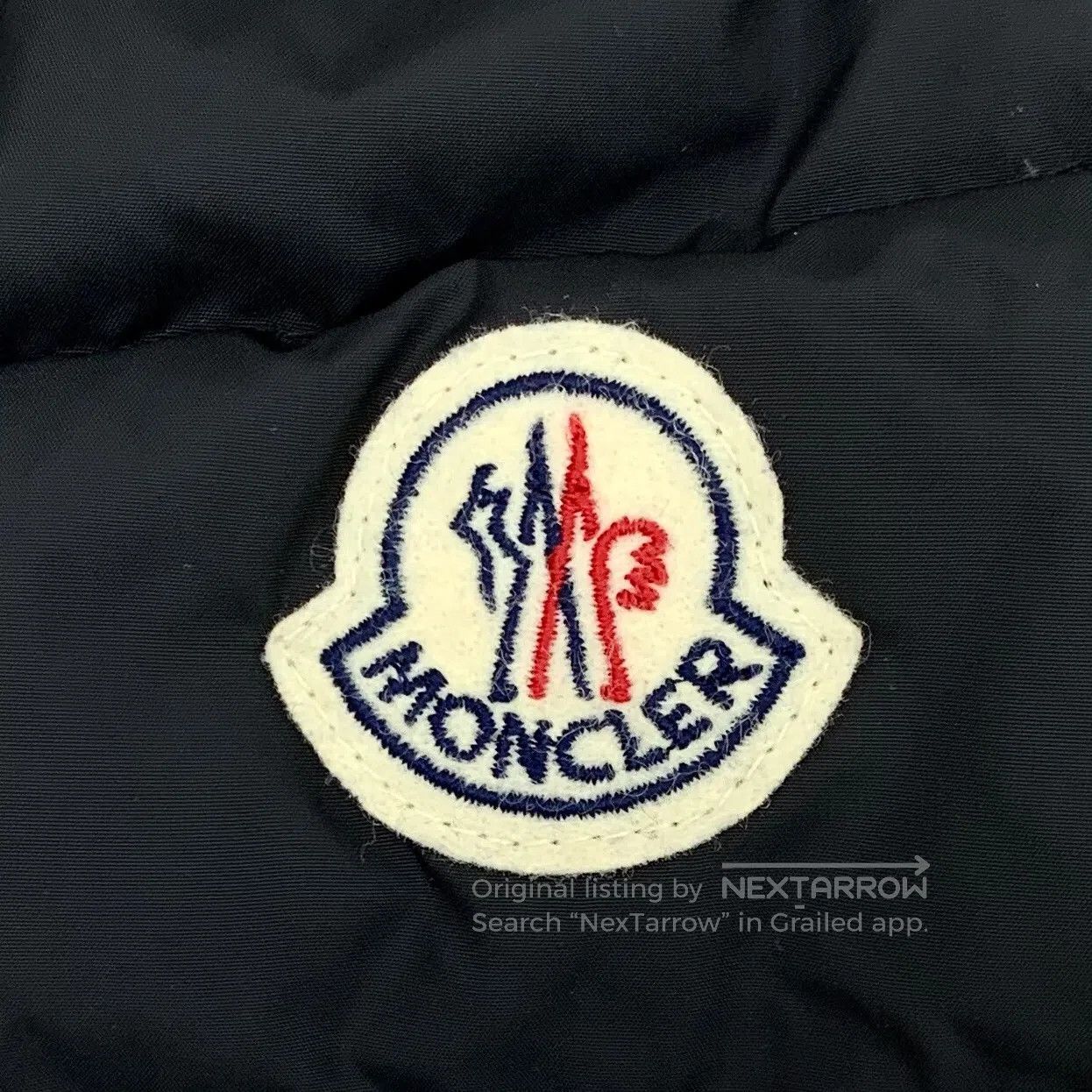 Moncler Moncler Black Logo Patch Stand Collar Zip Long Sleeve Puff Size US XS / EU 42 / 0 - 5 Thumbnail