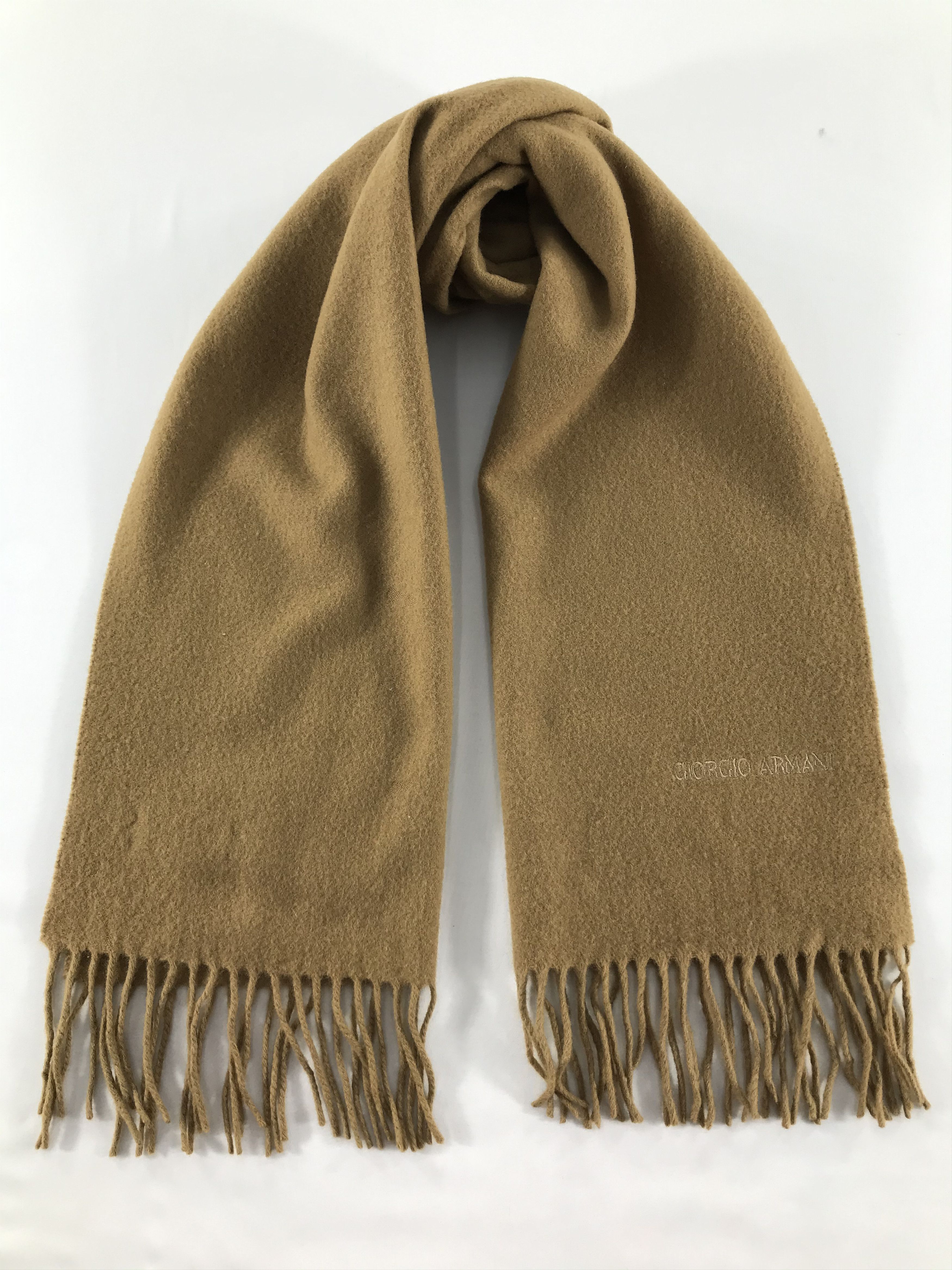 Giorgio Armani Vintage Giorgio Armani Scarf/Muffler/Neckwear MF1553 Size ONE SIZE - 1 Thumbnail