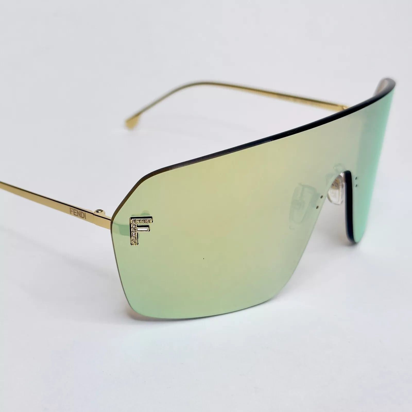 Fendi FENDI FIRST 4121 Gold Mirrored Fashion Sunglasses FE4121US Size ONE SIZE - 9 Thumbnail