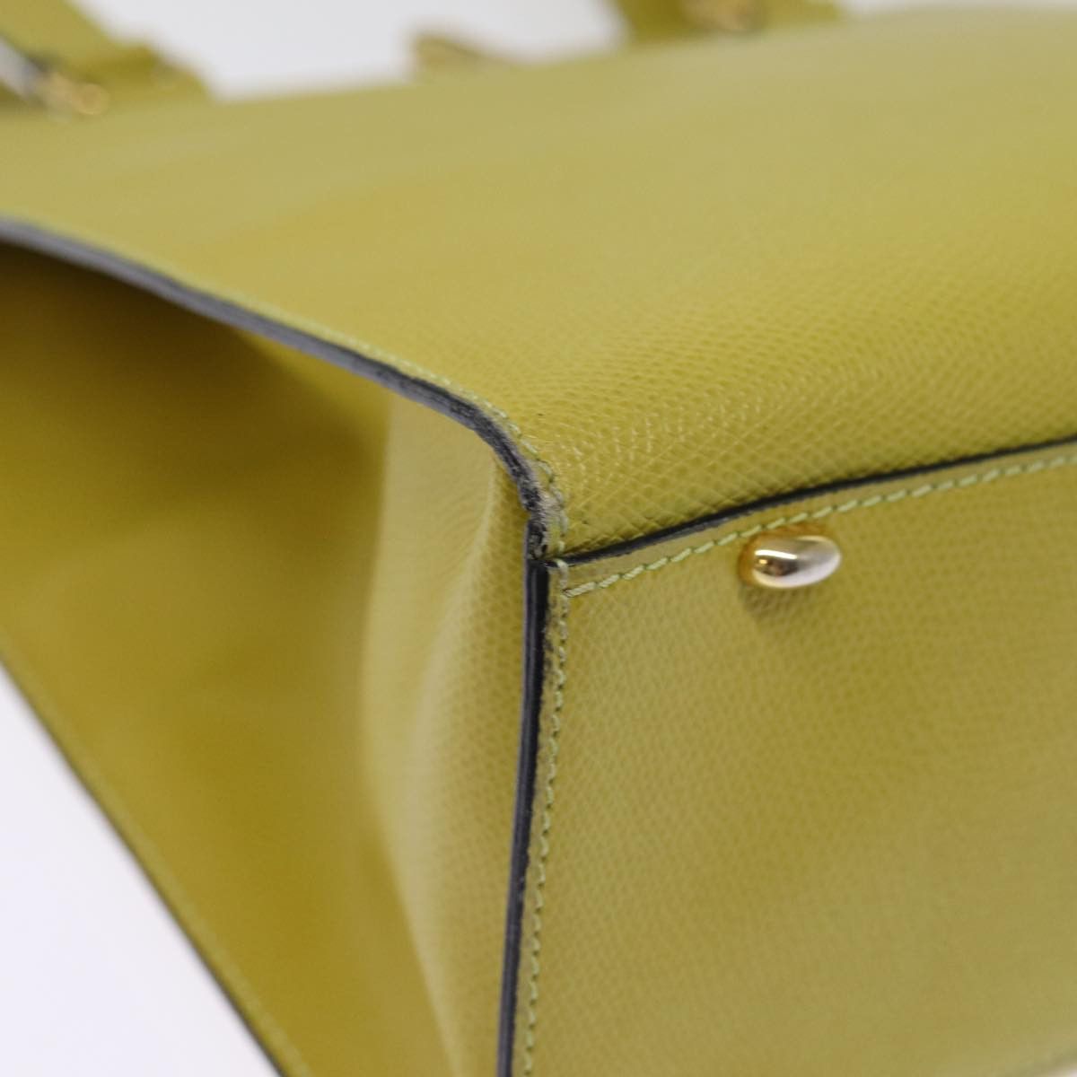 Celine CELINE Tote Bag Leather Yellow Size ONE SIZE - 8 Thumbnail