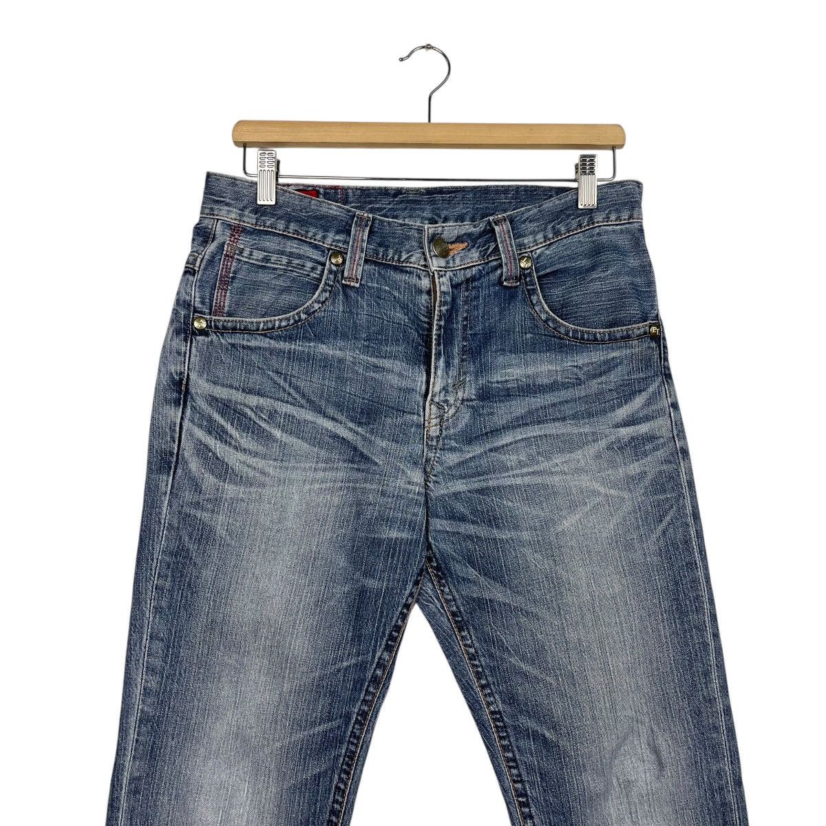 Other Vintage Edwin Blue Trip Denim Jeans Size US 30 / EU 46 - 3 Thumbnail