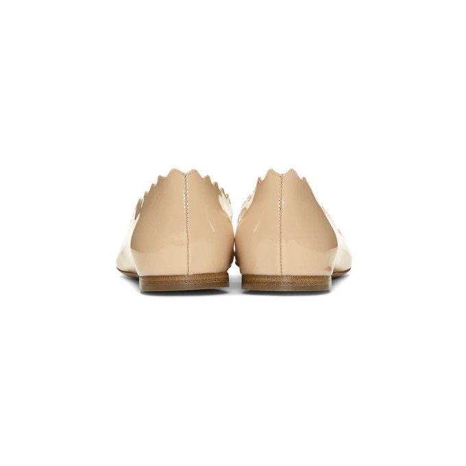 Chloe o1loc1c10226 Lauren Ballerinas in Delicate Nude Size US 10 / IT 40 - 4 Thumbnail
