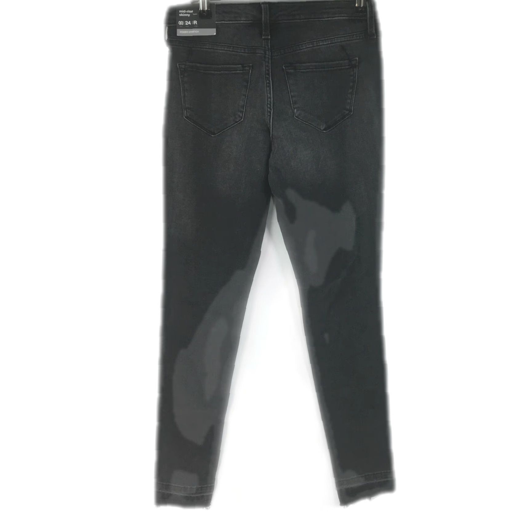 Mossimo Mossimo Womens Casual Skinny Fit Stretch Denim Blue Jeans Size 00R 24 Size 24" / US 00 / IT 34 - 3 Thumbnail