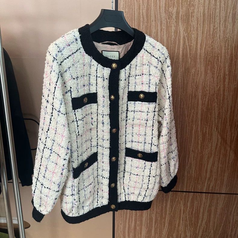 Gucci Gucci Xiaoxiangfeng tweed knitted coat Size XS / US 0-2 / IT 36-38 - 1 Thumbnail