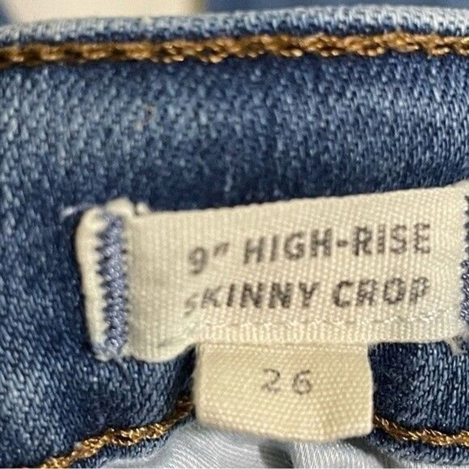Madewell Madewell Jeans Women's Size 26 Skinny Crop 9" High-Rise Size 26" / US 2 / IT 38 - 8 Thumbnail