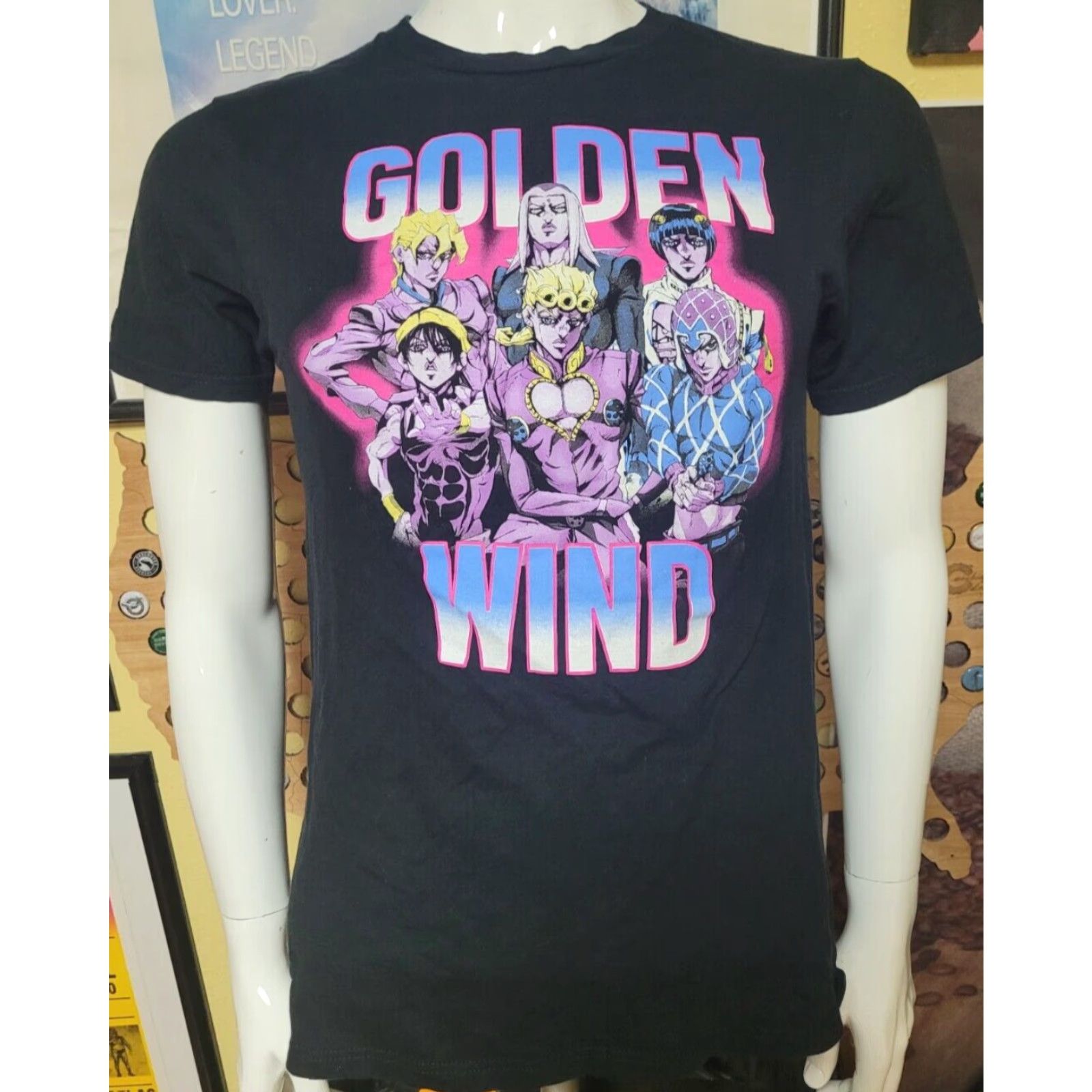 Vintage Jojo's Bizarre Adventure Golden Wind T Shirt Small Viz Hot Topic Size US S / EU 44-46 / 1 - 2 Thumbnail