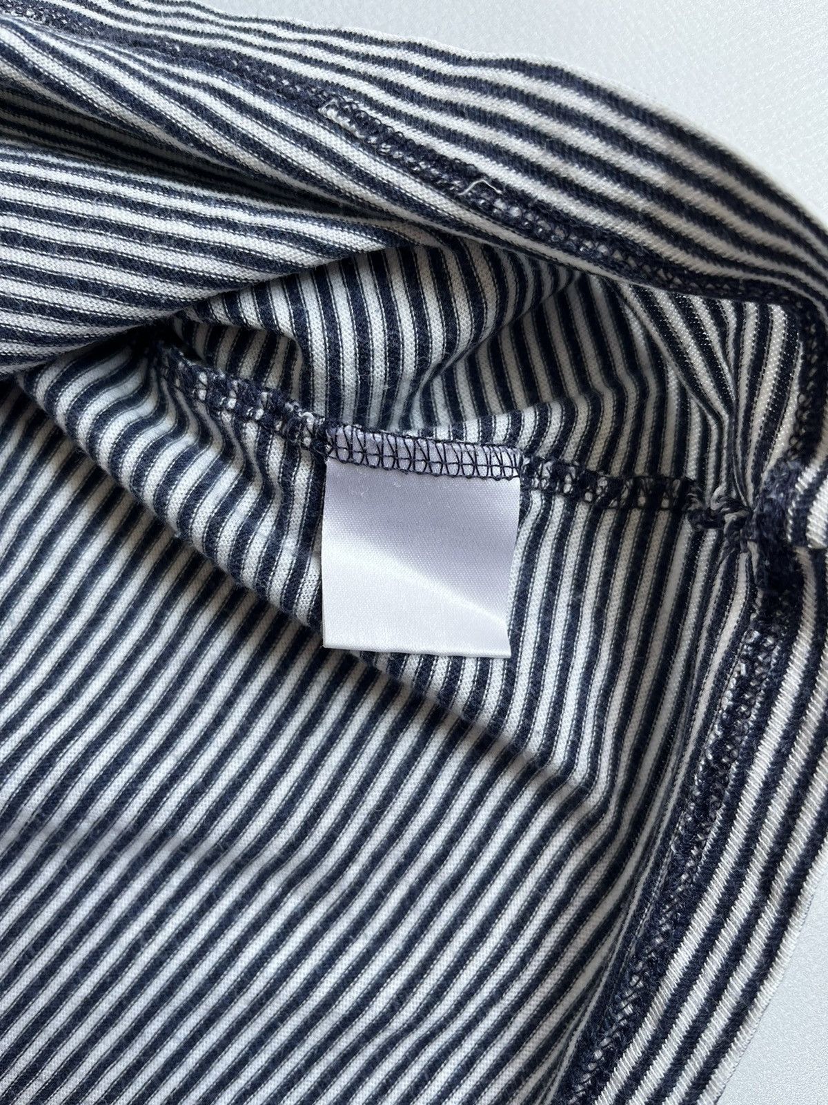 Officine Generale Officine Generale Women Blue & White Short Sleeve Striped Size M / US 6-8 / IT 42-44 - 12 Thumbnail