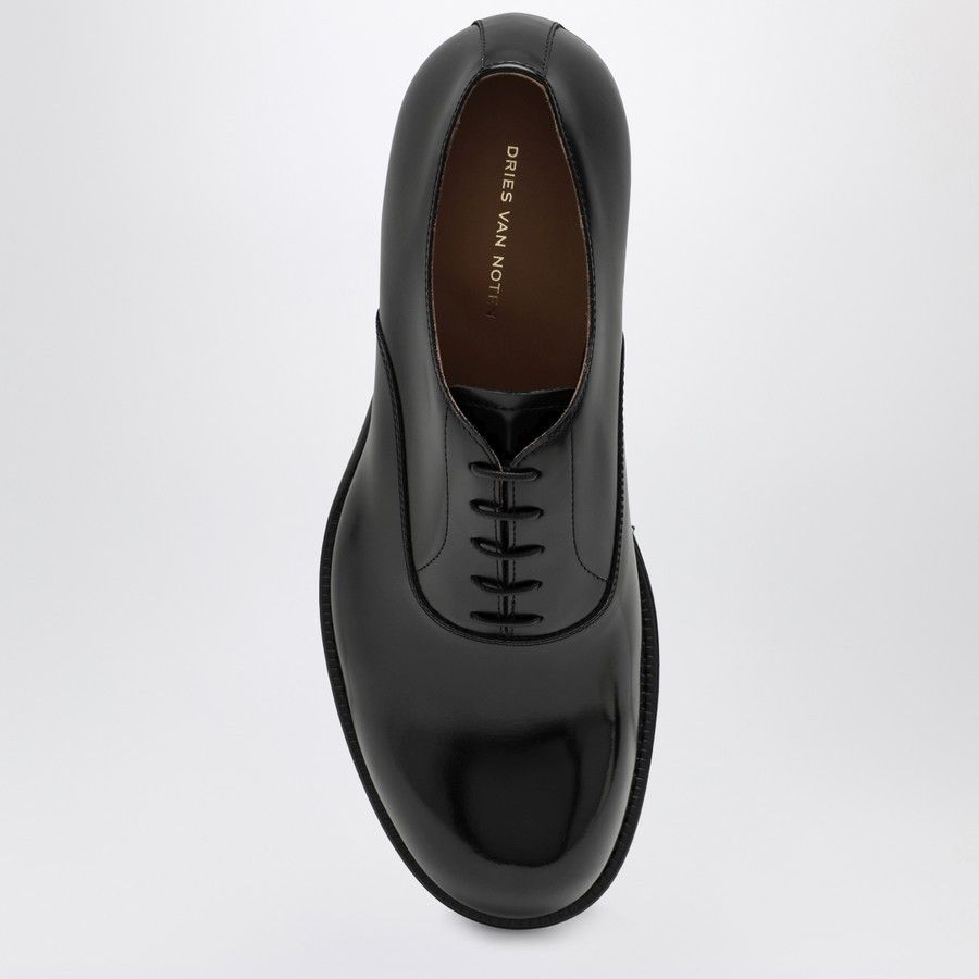 Dries Van Noten o1d2blof0226 Leather Lace-Up Shoes in Black Size US 8 / EU 41 - 3 Thumbnail