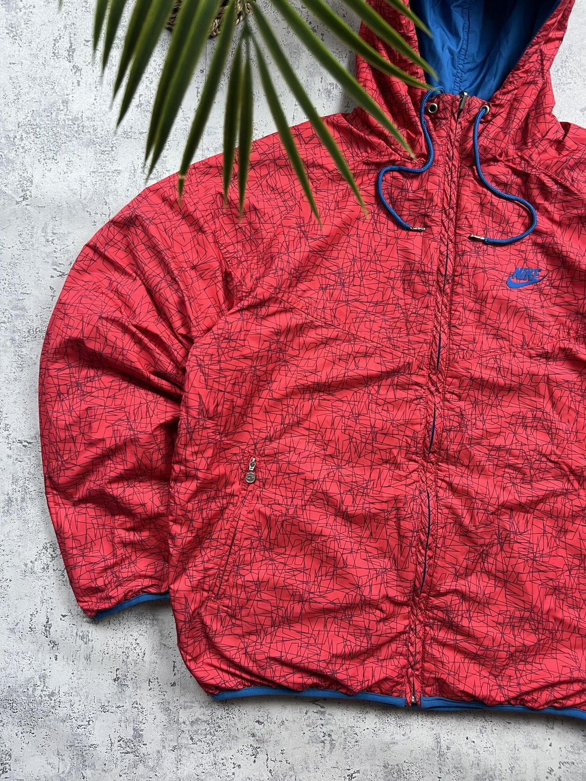 Nike 90s Nike Retro Logo Reversible Vintage Y2K Hooded Jacket Size US M / EU 48-50 / 2 - 3 Thumbnail