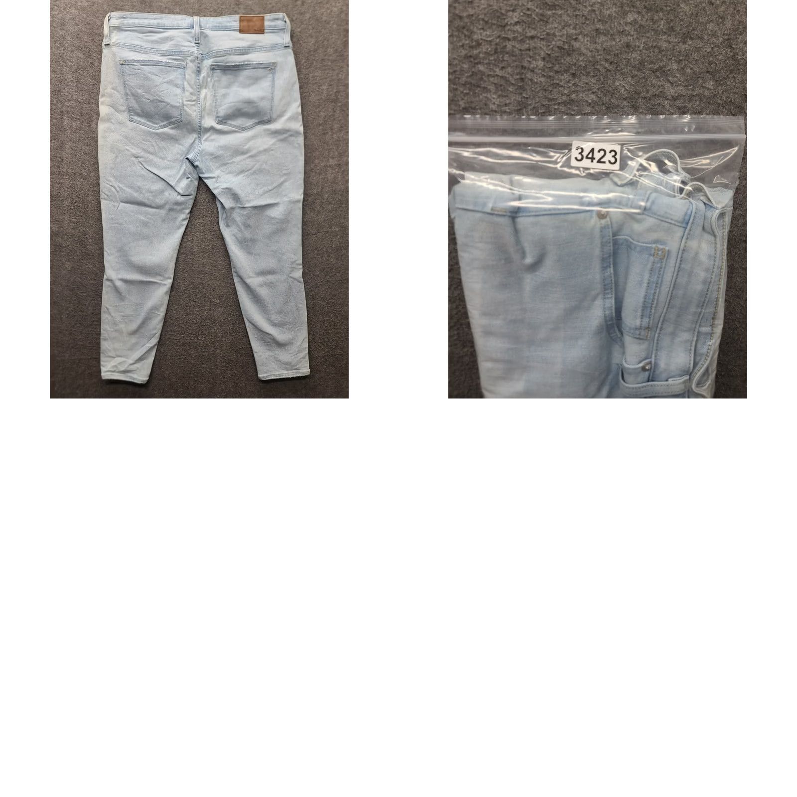 Madewell Madewell Jeans Women’s 34x27 Mid Rise Skinny Crop Distressed Stretch Denim Blue 5-Pocket Slim City Mens Womens Boys Girls Size 24" / US 00 / IT 34 - 10 Thumbnail