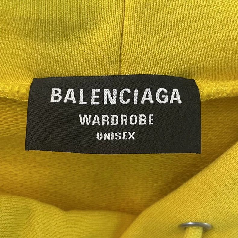 Balenciaga Balenciaga Micro Logo Embroidered Sports Hoodie Size XS / US 0-2 / IT 36-38 - 8 Thumbnail
