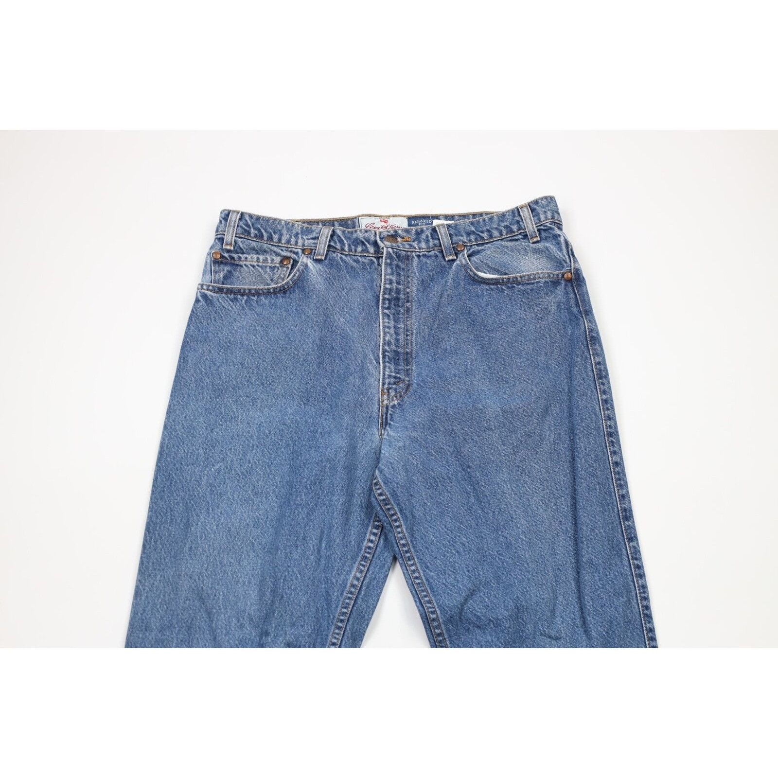 Levi's Vintage 90s Levis 540 Distressed Relaxed Fit Denim Jeans Size US 36 / EU 52 - 2 Thumbnail