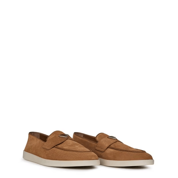 Prada Suede Loafers Size US 8 / EU 41 - 4 Thumbnail