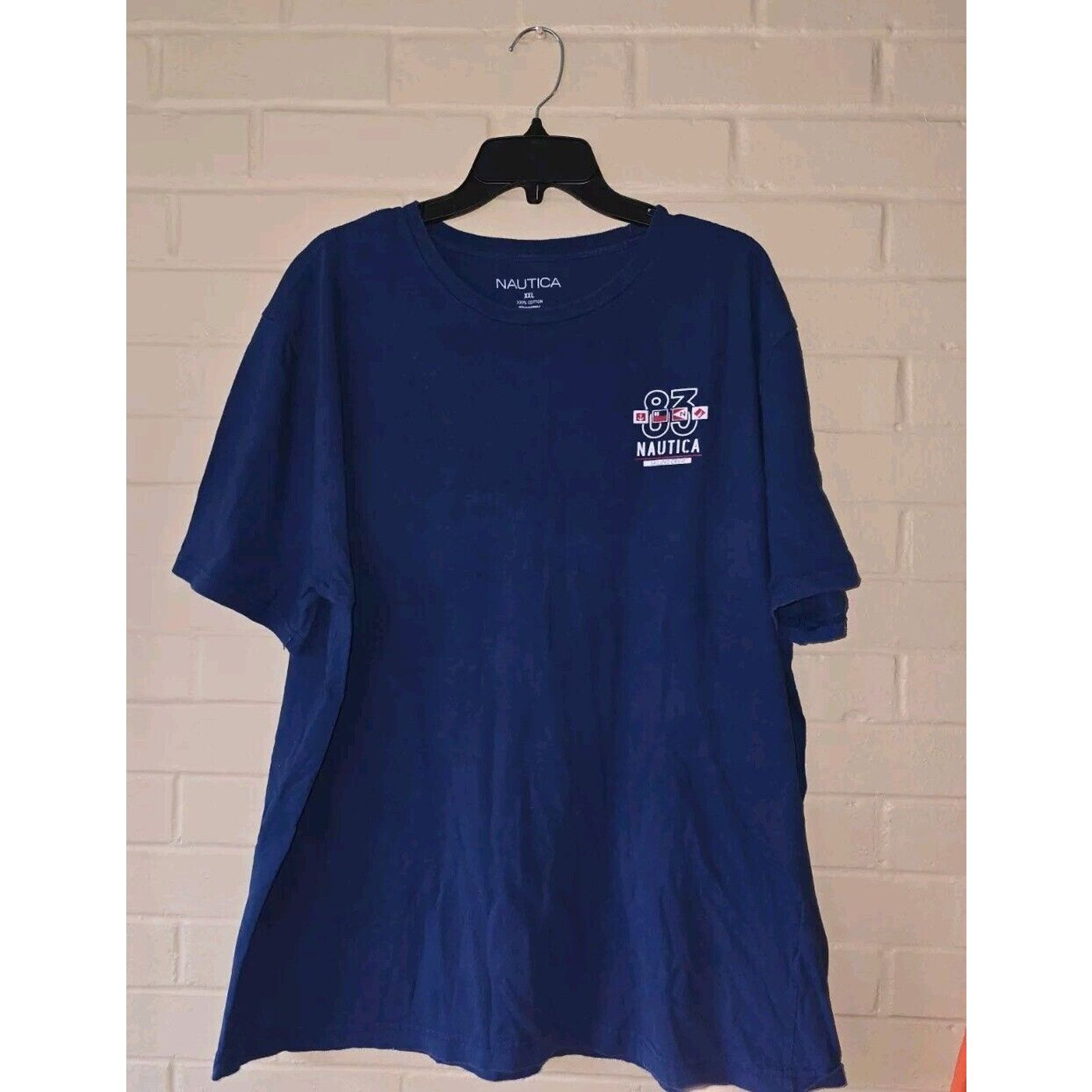 Nautica Nautica Sailing Crew Team T Shirt Navy Blue Size XXL Size US XXL / EU 58 / 5 - 1 Thumbnail