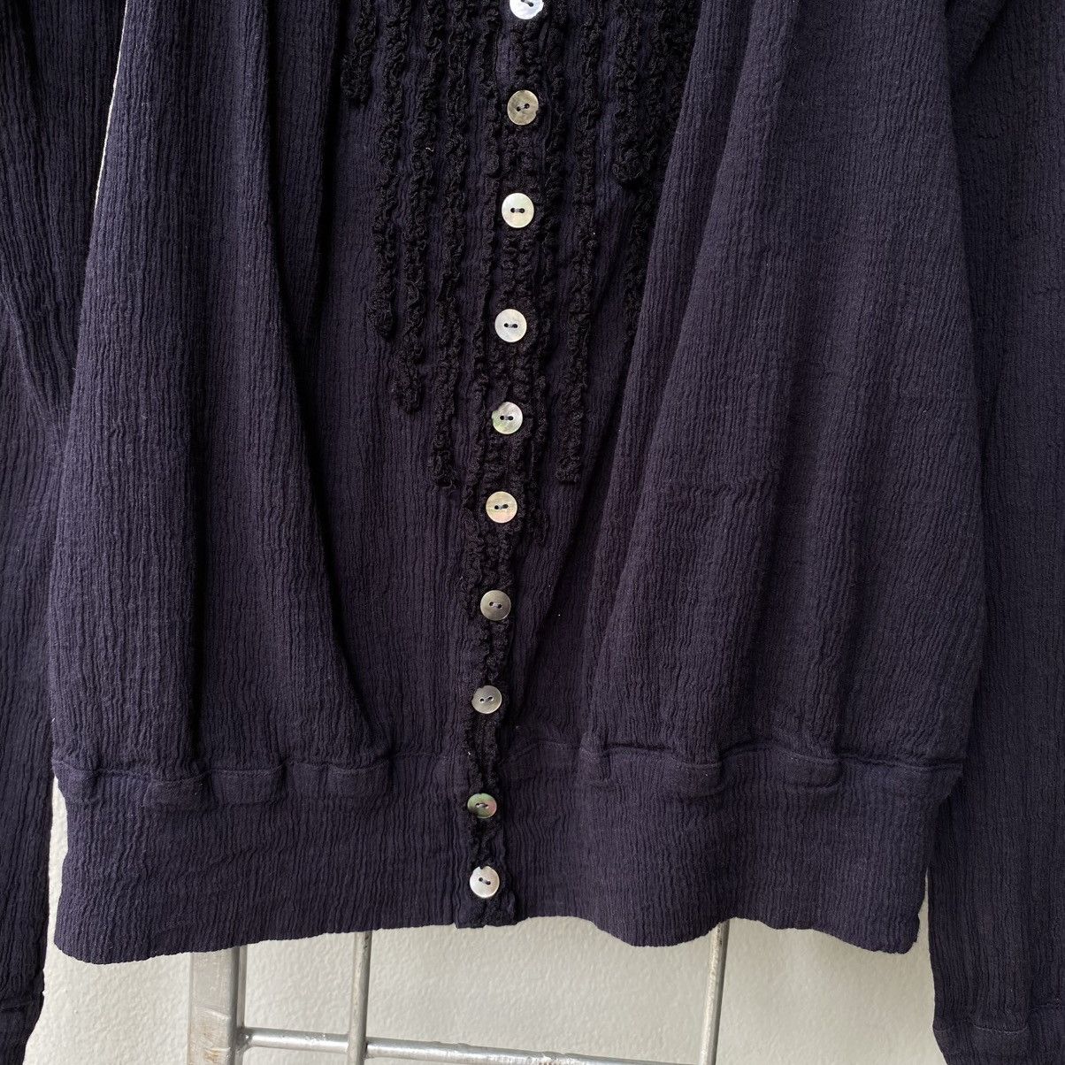 Tsumori Chisato TSUMORI CHISATO Ruffled Button-Up Blouse Size XS / US 0-2 / IT 36-38 - 4 Thumbnail