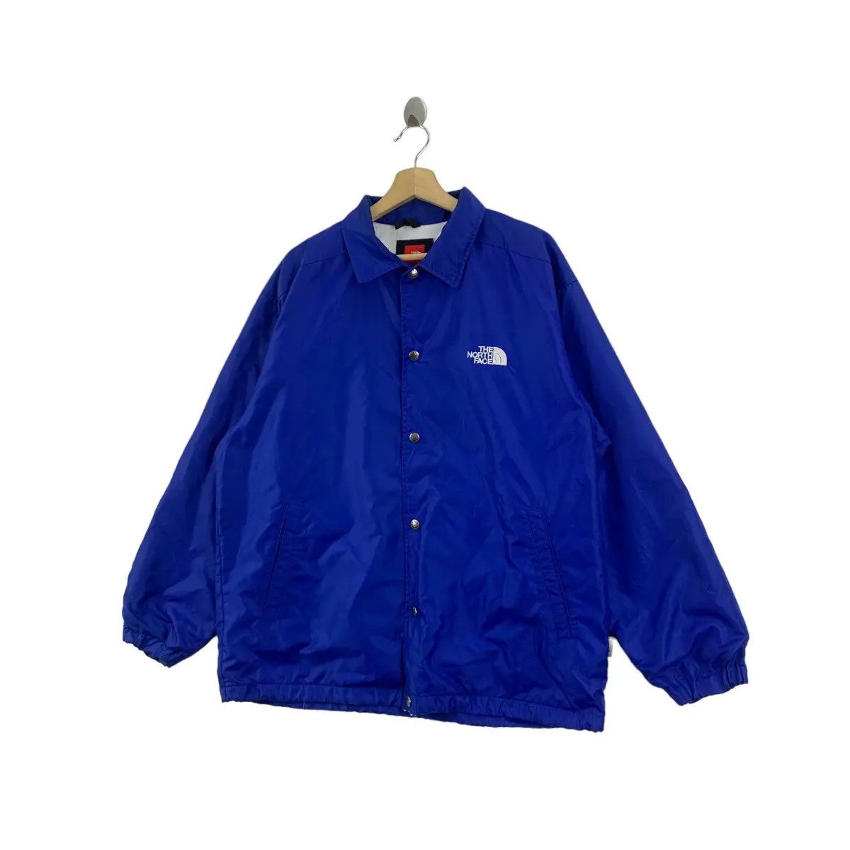 The North Face Vtg THE NORTH FACE x ROCK SOLID Nylon Coach Jacket Snap Size US L / EU 52-54 / 3 - 2 Thumbnail