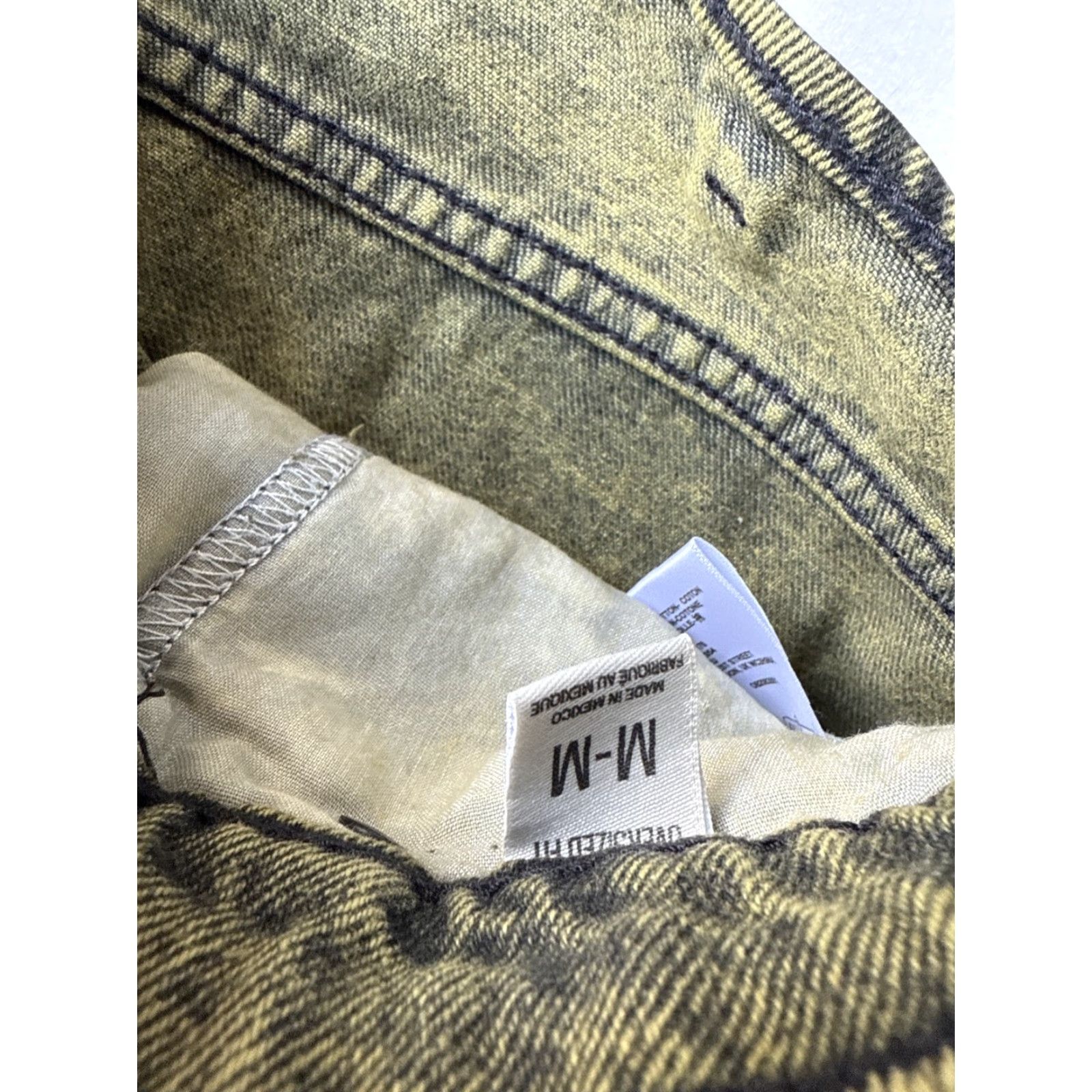 Bdg NWT BDG Baggy Oversized Denim Jean Men's Medium Green Denim Wide-Leg Casual Grunge Skater Pockets Badge Logo Zipper Button Size US 31 - 5 Thumbnail