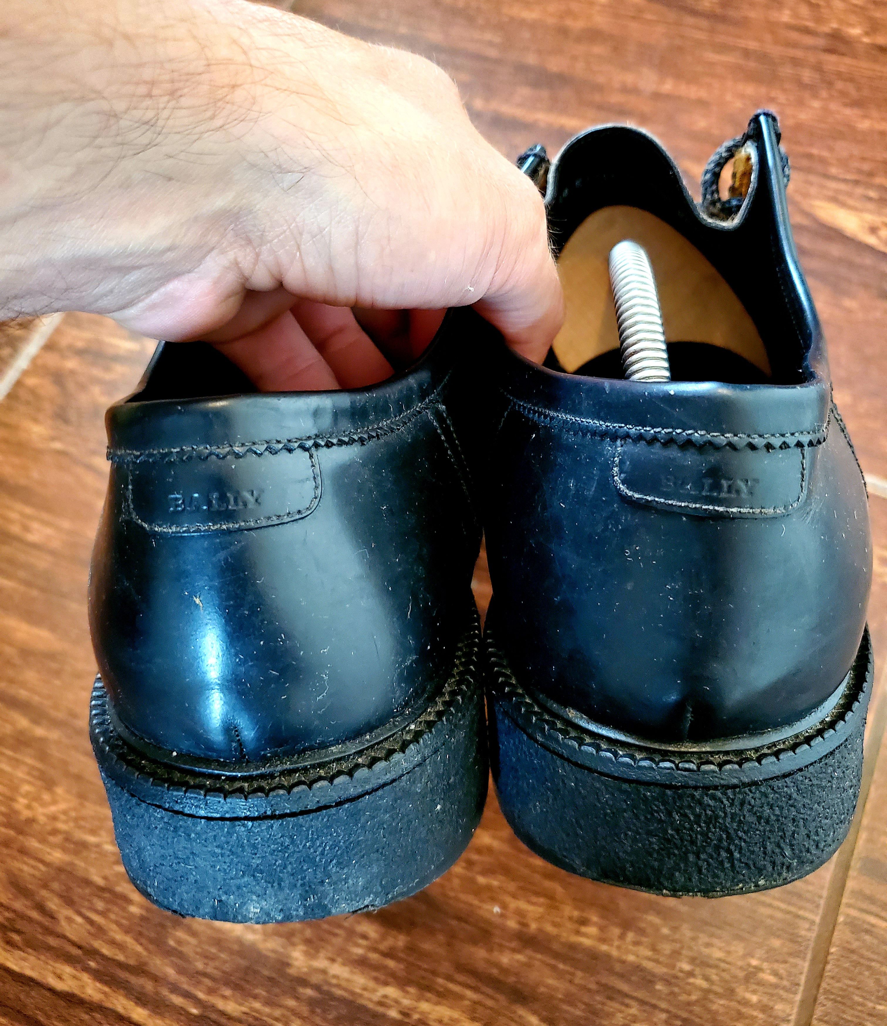 Bally × Vintage 1,000$ Bally Black Dyson leather Laces Up shoes size US 11 Size US 11 / EU 44 - 6 Thumbnail