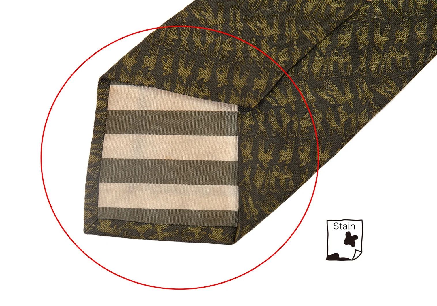 Jean Paul Gaultier Silk Jacquard Tie in Green Size ONE SIZE - 6 Thumbnail