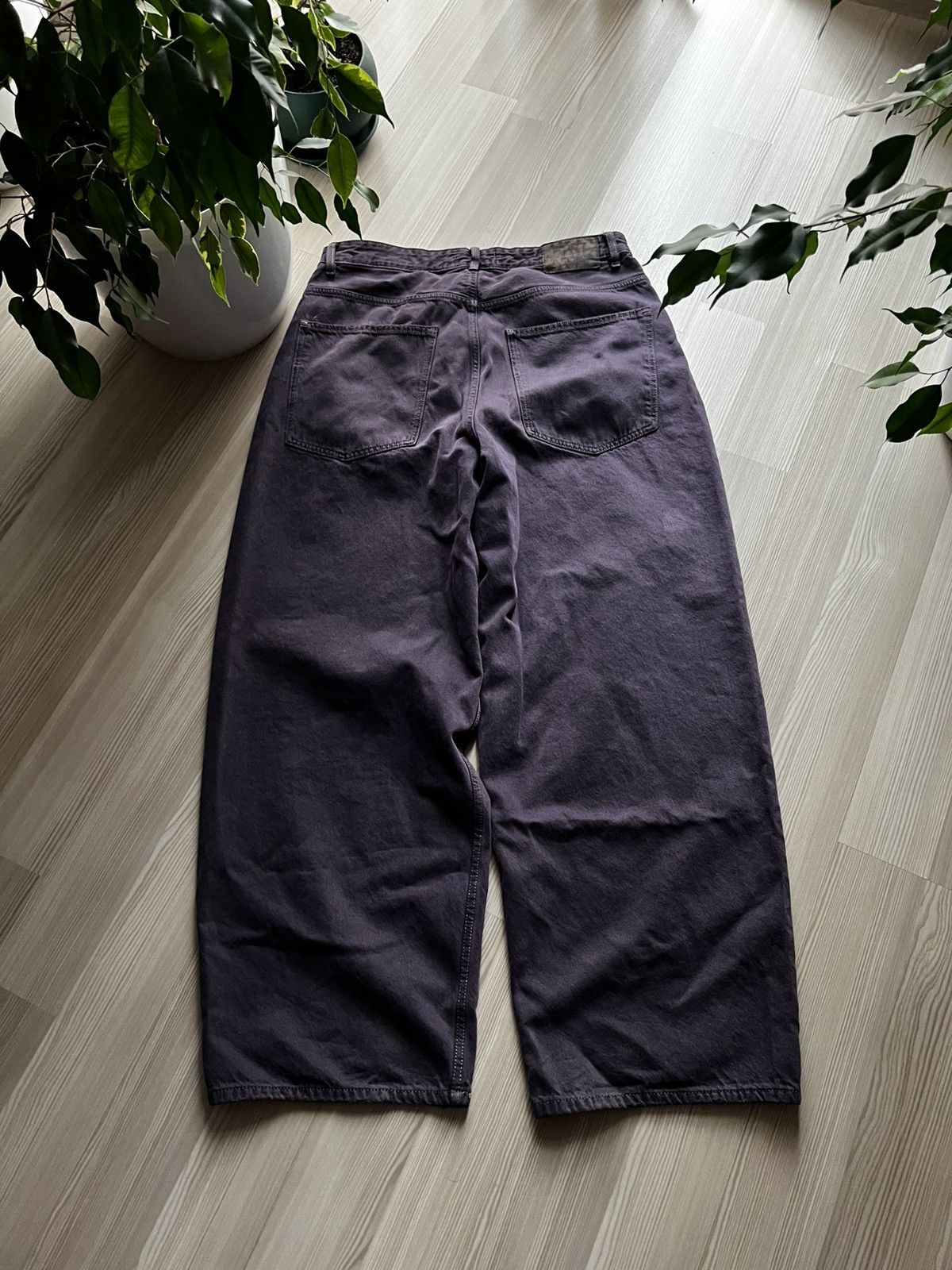 Other CRAZY VINTAGE SUPER BAGGY PURPLE DENIM JEANS JNCO STYLE Y2K Size US 34 / EU 50 - 4 Thumbnail