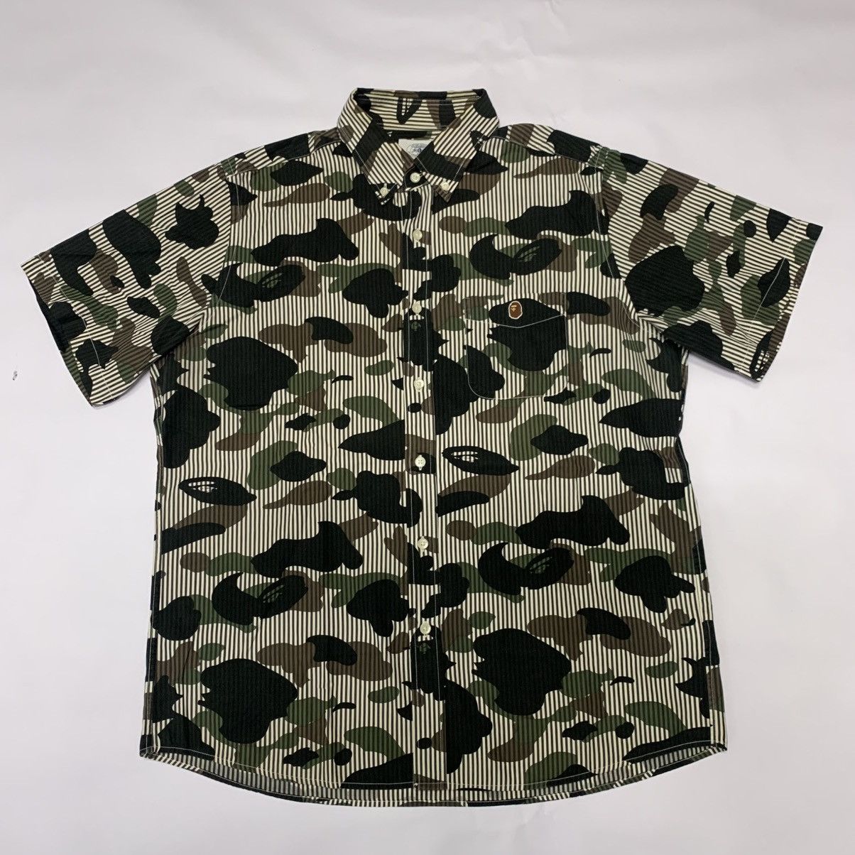 Bape Bape Camo Shirt Size US XL / EU 56 / 4 - 1 Thumbnail
